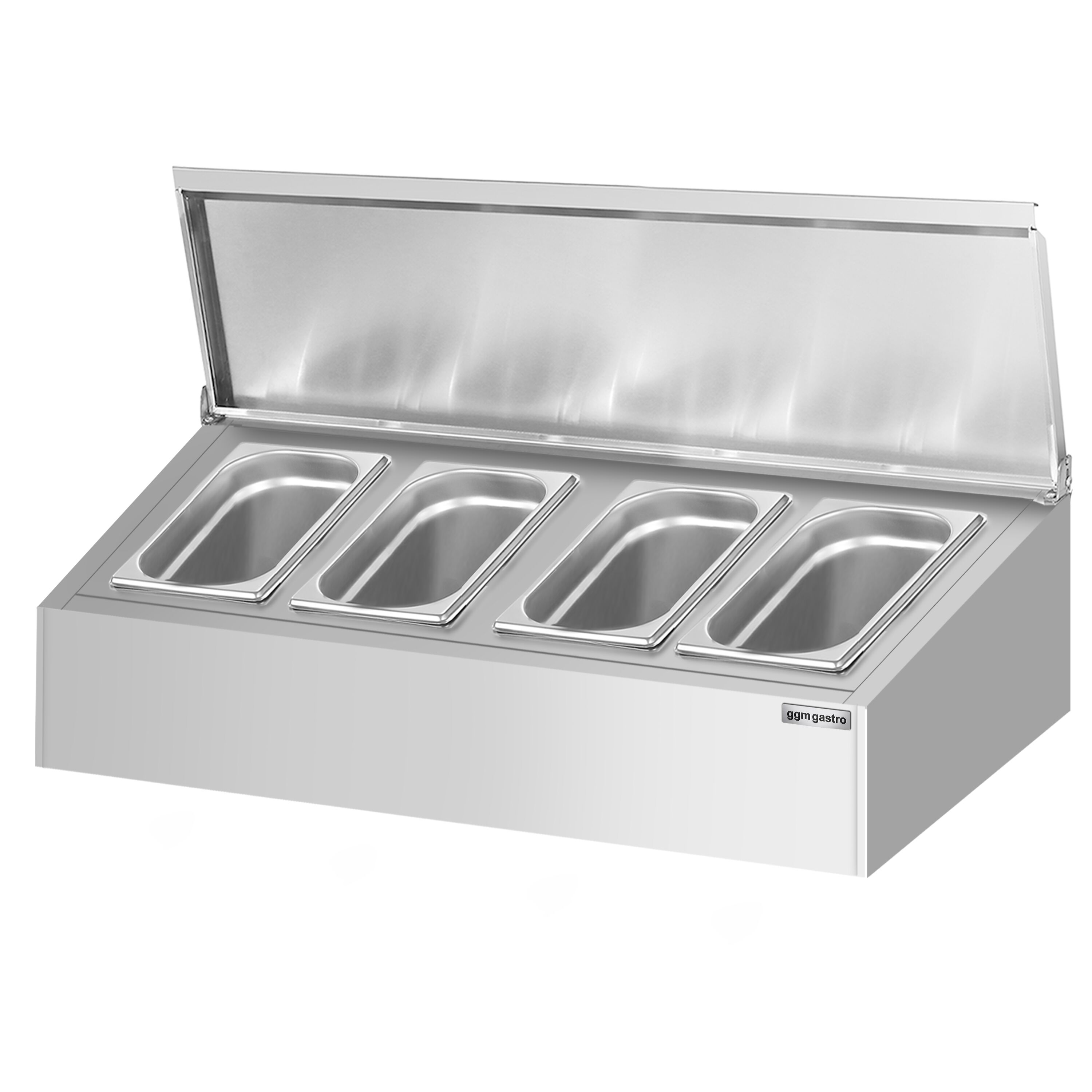 Étagère supérieure pour épices – 4 × GN 1/4