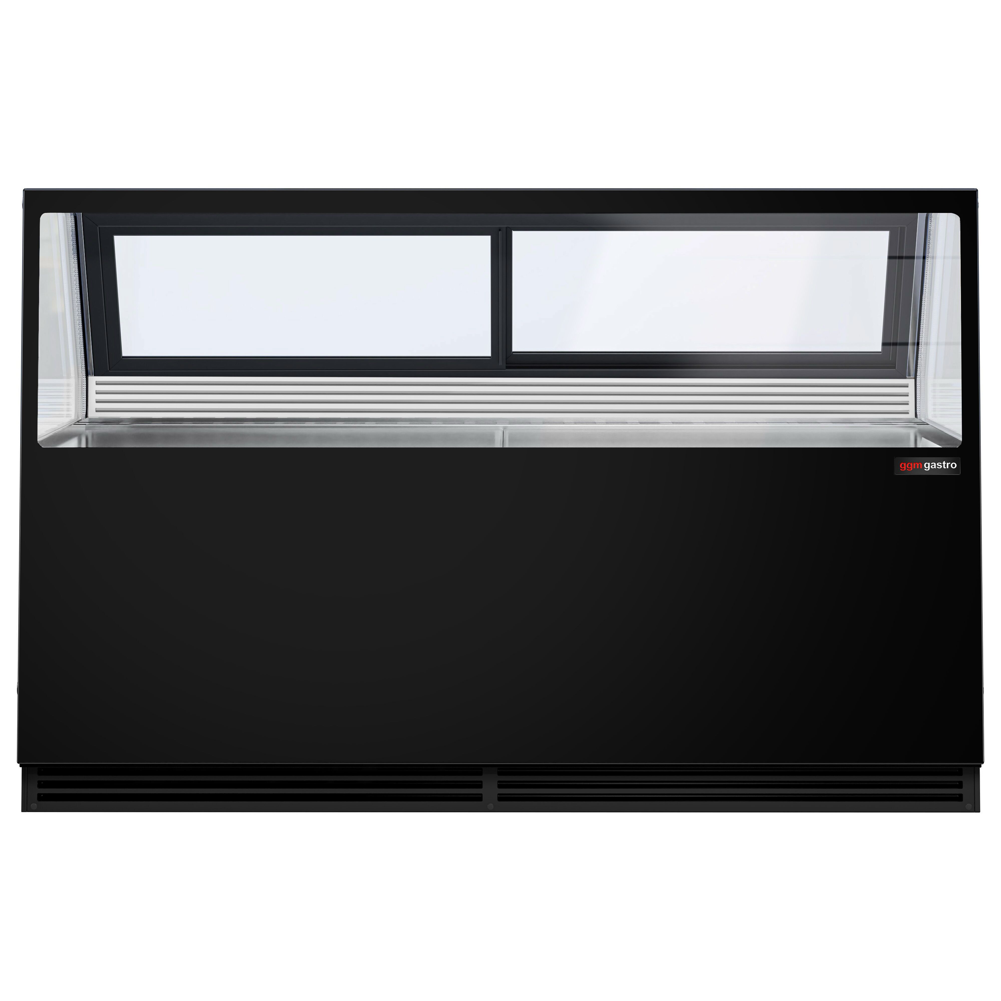 Comptoir vitrine réfrigérée KAISA - 2000x1048mm - +2/+8°C - Double vitrage - Éclairage LED