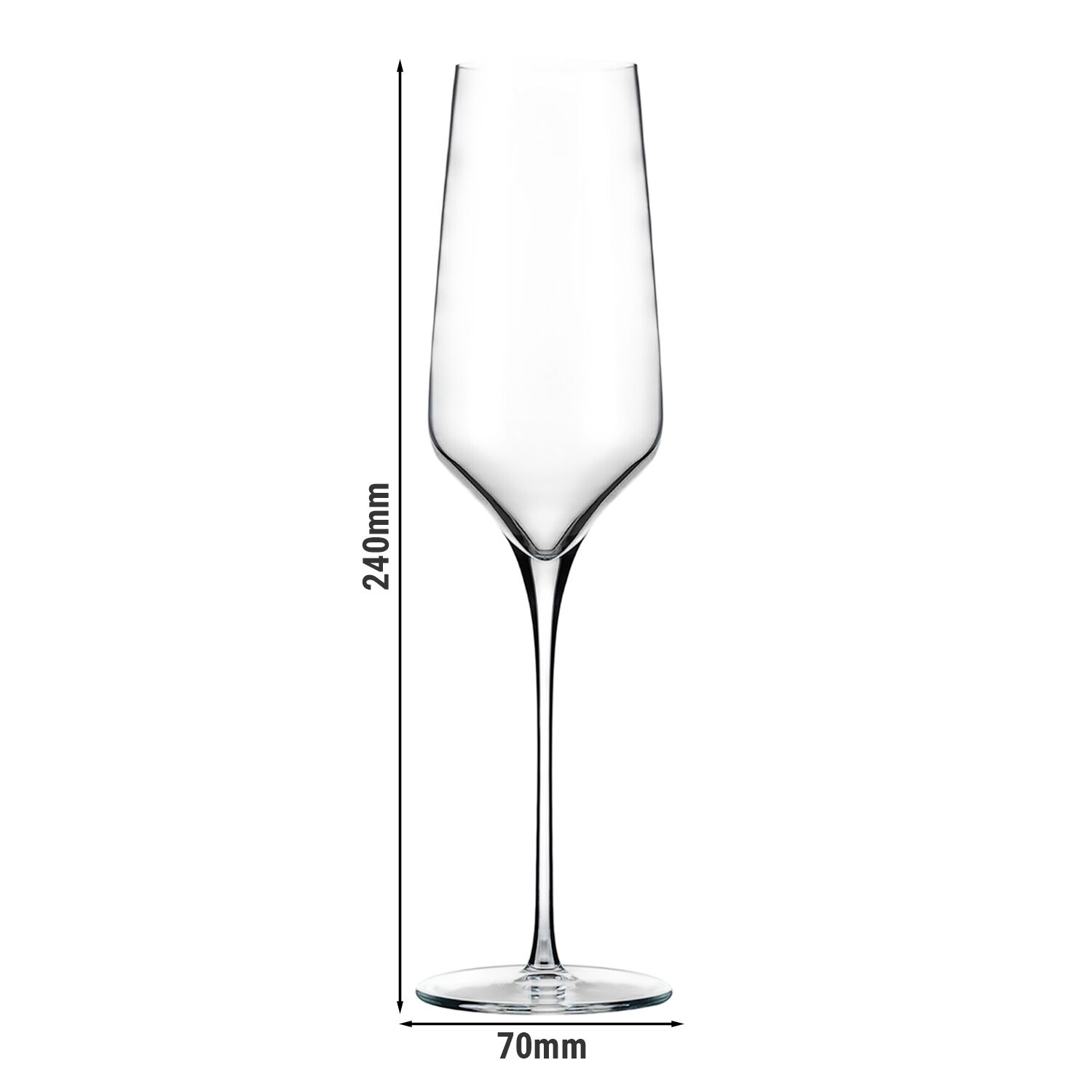 (12 pièces) LIBBEY | PRISM - Flûte à champagne - 244ml
