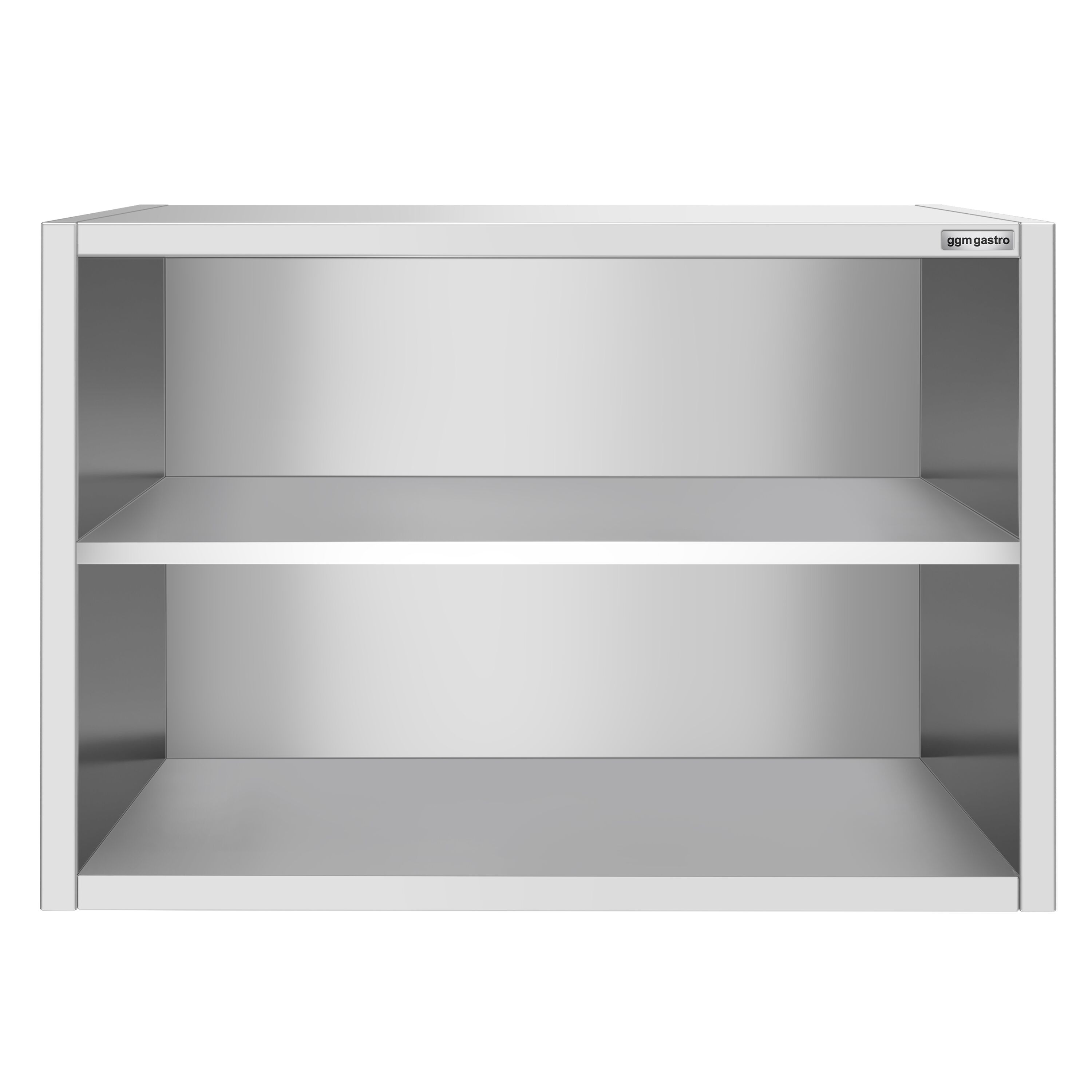 Armoire murale en acier inoxydable PREMIUM - 1000x400mm - sans portes (ouvert) - 800mm de haut