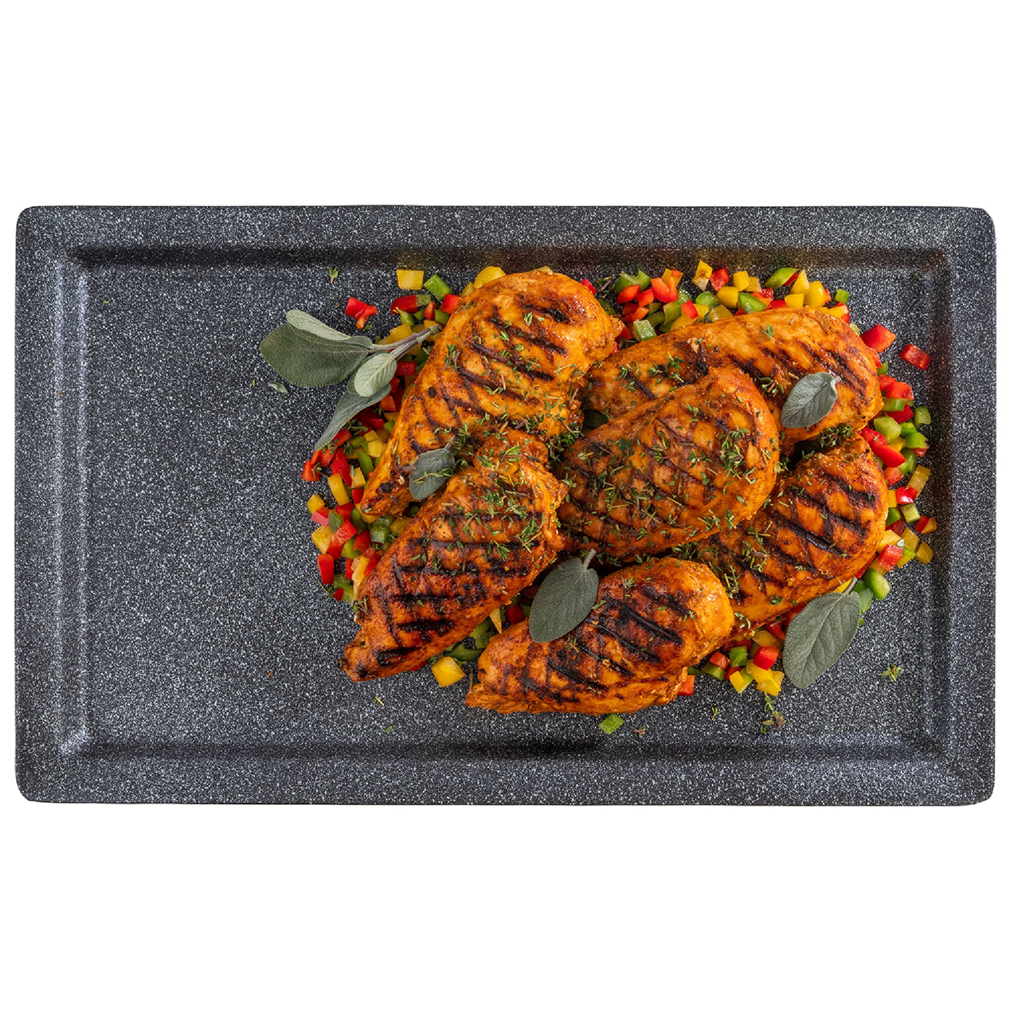 (6 pièces) Plateau GN 1/1 – FROSTFIRE – aluminium – Hauteur : 30 mm – Gris