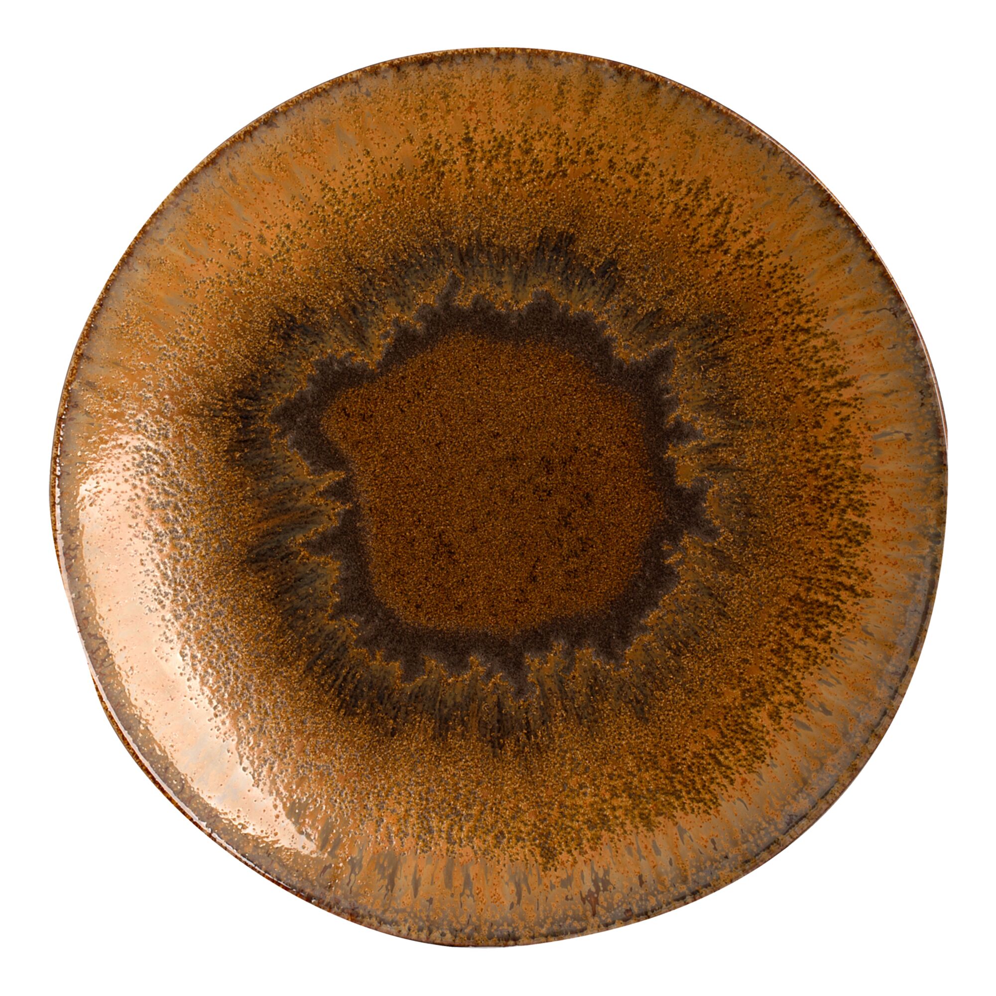 (4 Stück) CECIL - Teller - flach - Ø 270mm - Braun