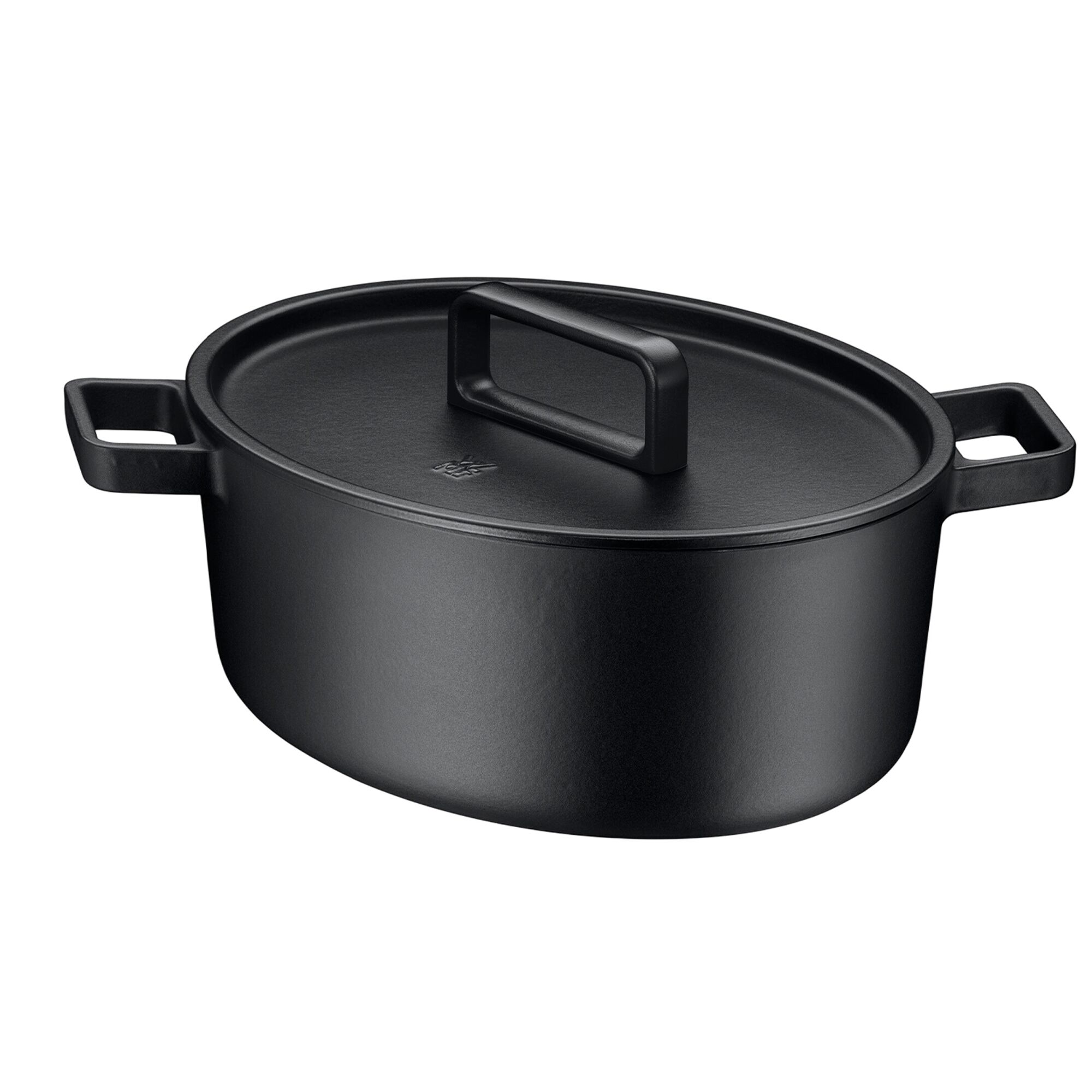 WMF | FLAVOUR – Cocotte ovale – 330 x 260 mm – Fonte – 8,6 litres – avec couvercle – Noir
