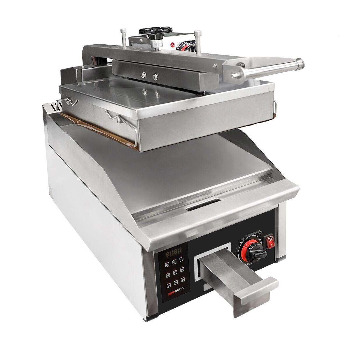 Höghastighets Kontaktgrill - 6,2 kW - automatisk - digital display