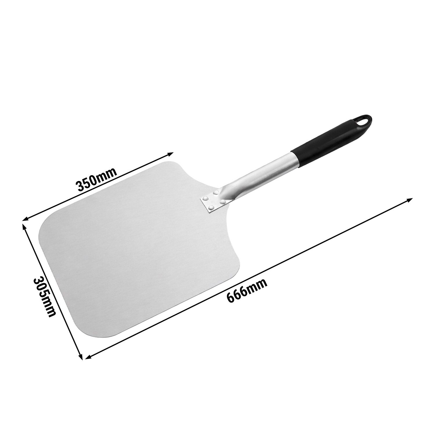 Pelle à pizza rectangulaire - Aluminium - 305x350mm