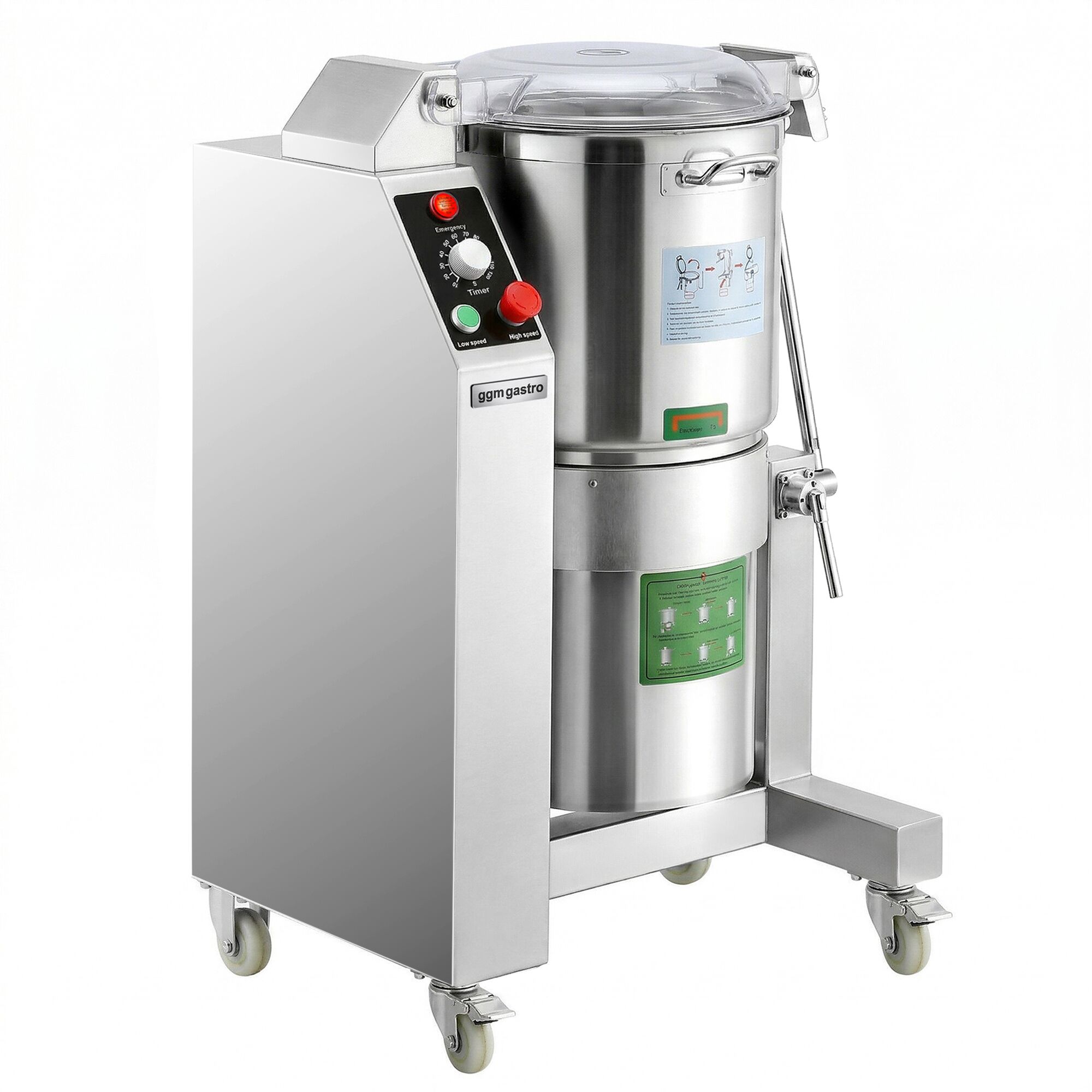 Cutter mélangeur - 35L - 5,5kW - 400V - 1400tr/min