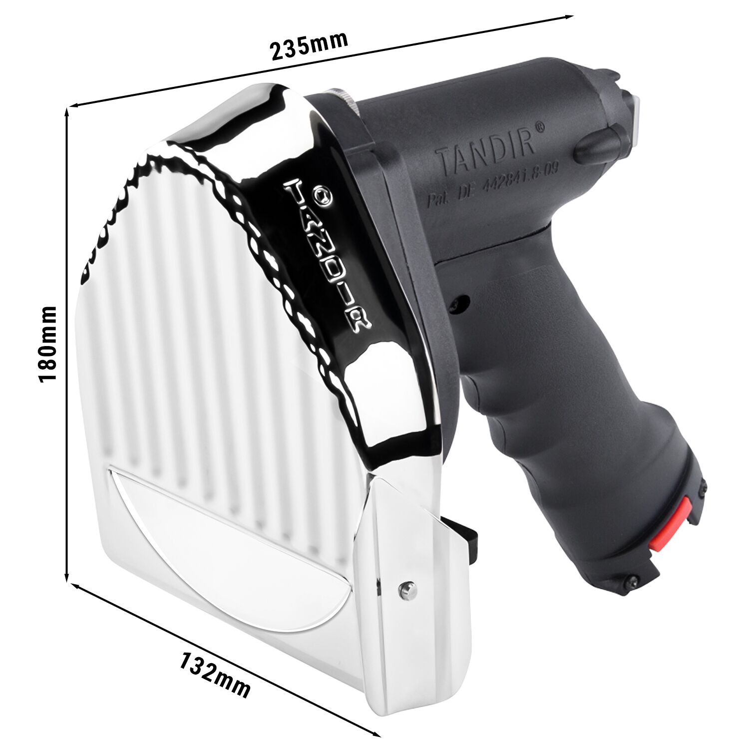 TANDIR| Commercial Electric Kebab Slicer Knife Ø120 mm ECO – 2 blades - Made in Germany - 0–10 mm - Plastic housing - Power supply not included - Fuses not included
