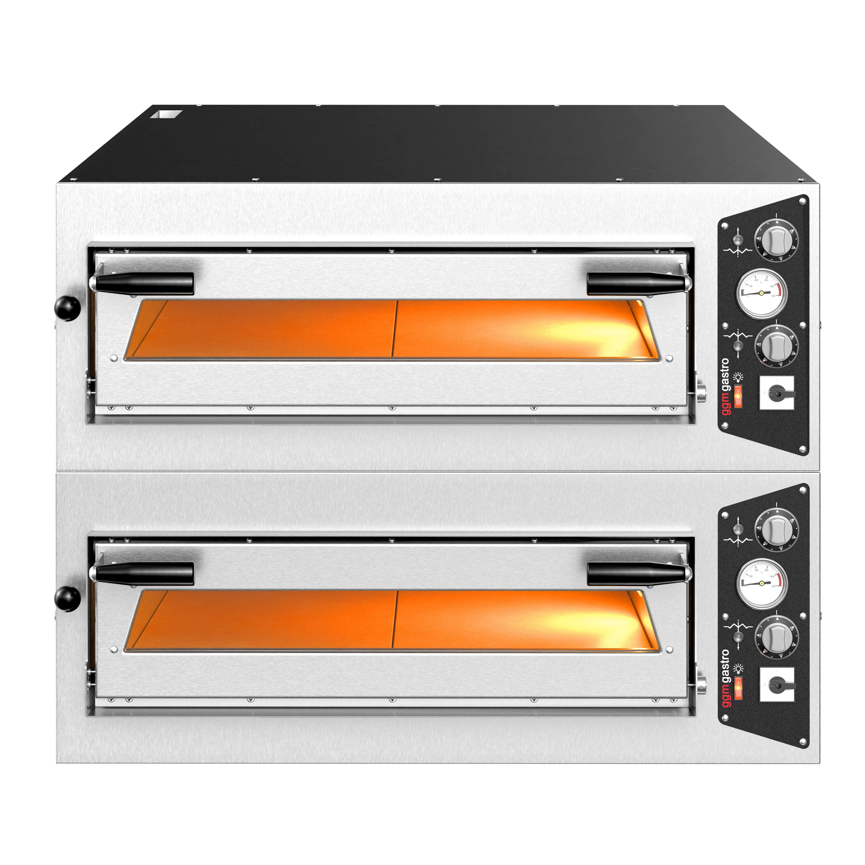 (2 pièces) Four à pizza électrique - 6+6x 35 cm (profond) - Manuel