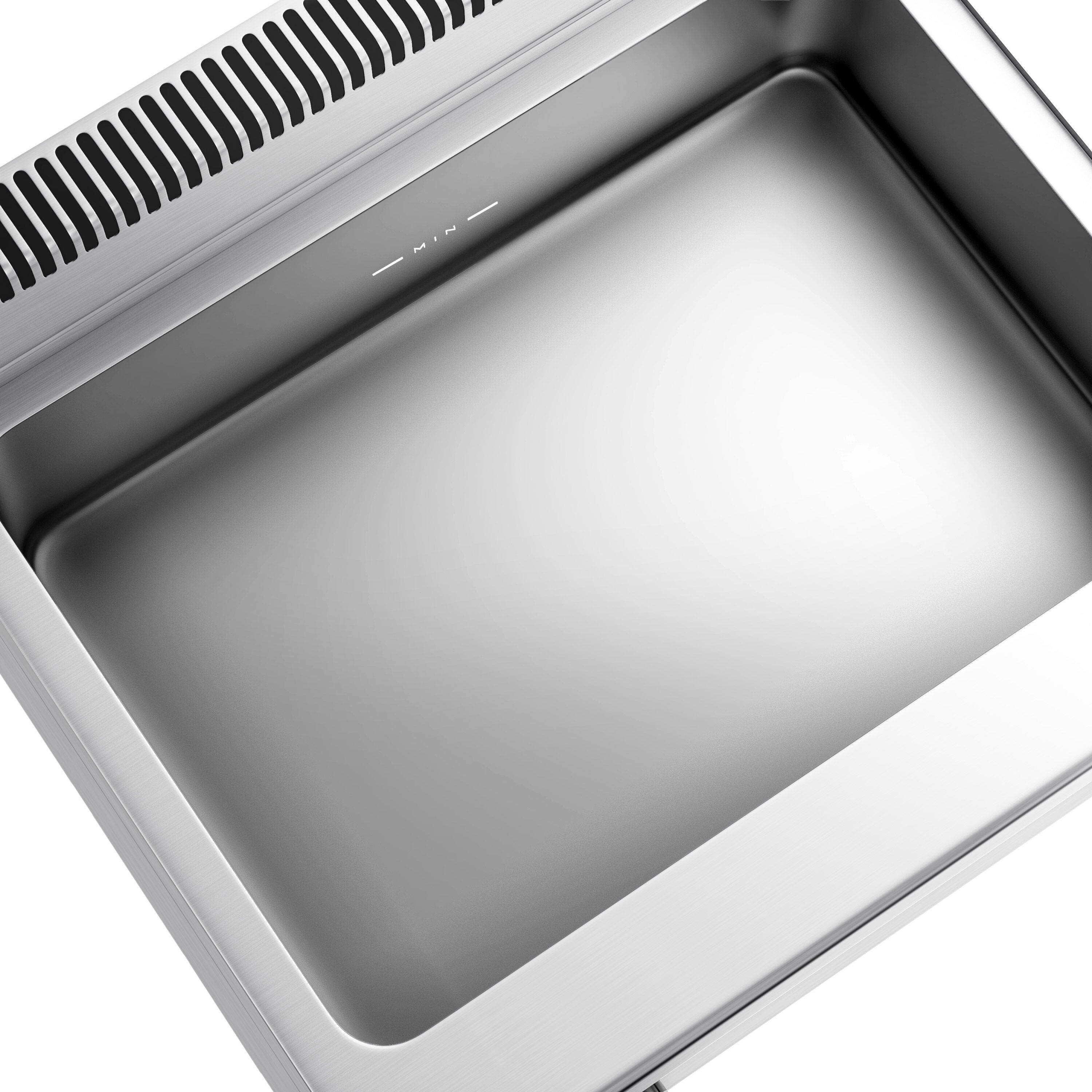 Bain-marie électrique – 2,4 kW – 2 × GN 1/1 ou 4 × GN 1/2
