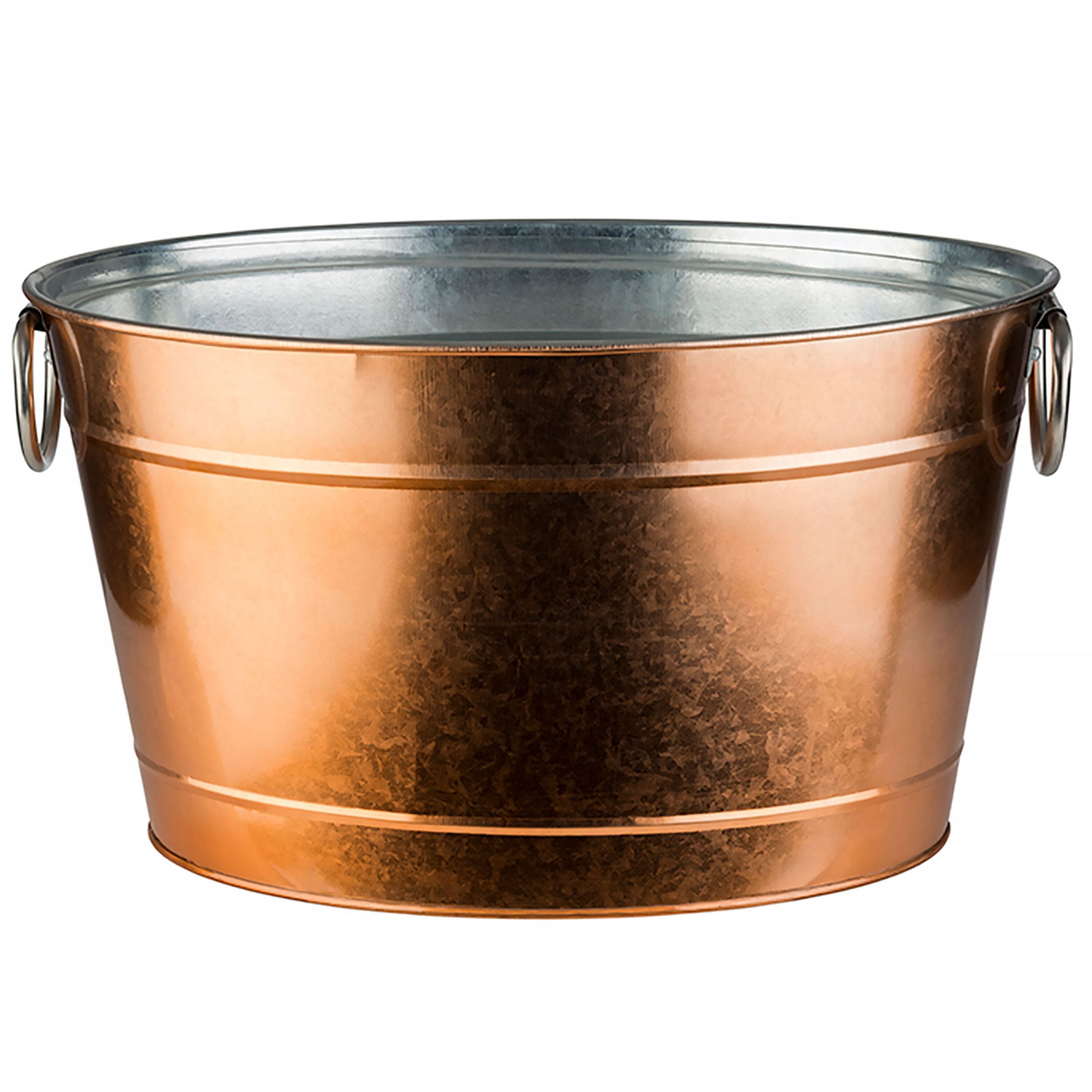 Vasque à bouteilles - TIN - Métal galvanisé - 11 litres - Hauteur:220mm - Cuivre