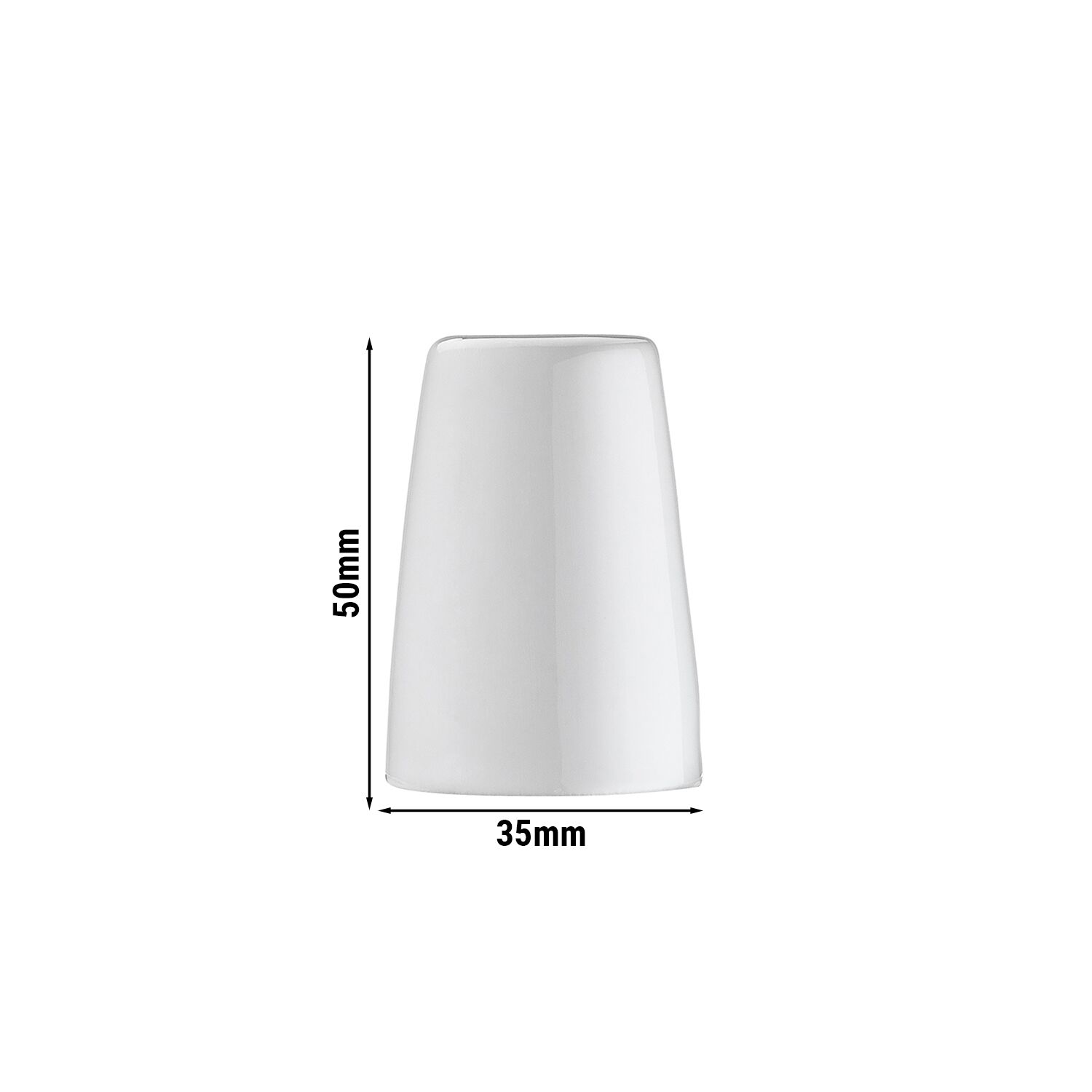 (24 pcs) MIX & MATCH - Poivrière - Lot de 24 - Blanc