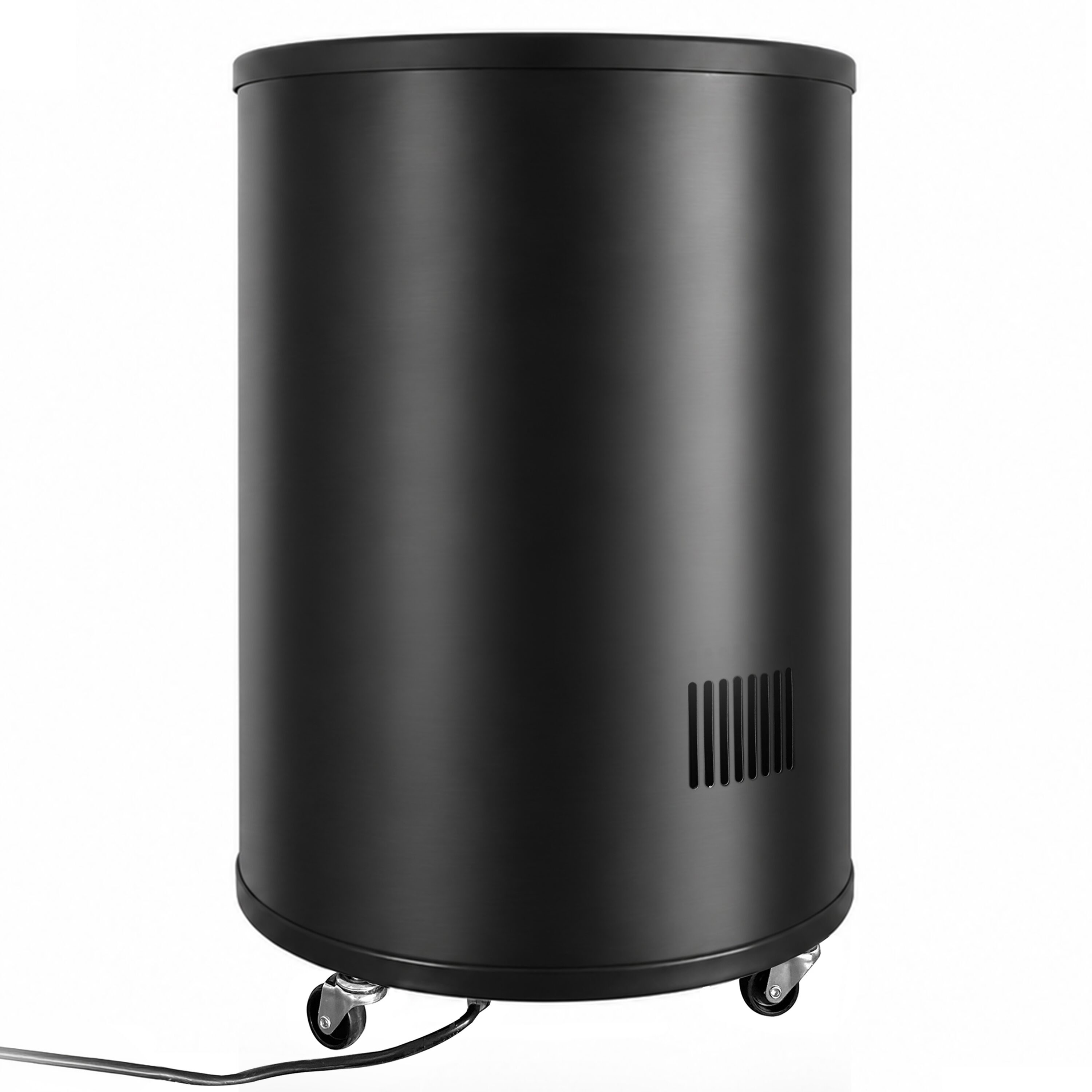 Réfrigérateur de fête / tonneau réfrigéré - 30 litres - couvercle en verre avec poignée & roulettes mobiles