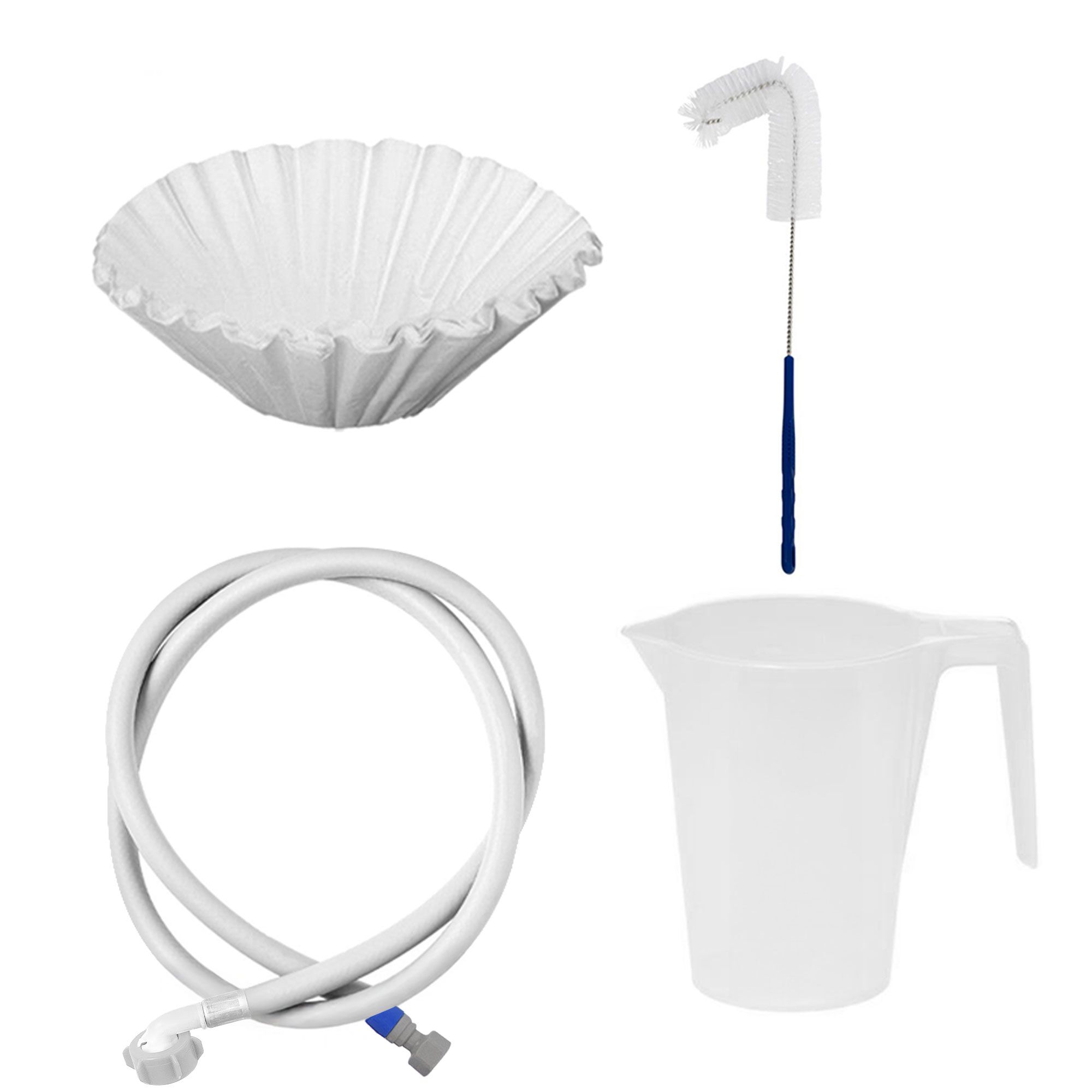 Commercial Bulk Coffee Brewer - 2x 5.0L - 9 kW - with direct water connection & hot water tap - incl. 2 thermal containers
