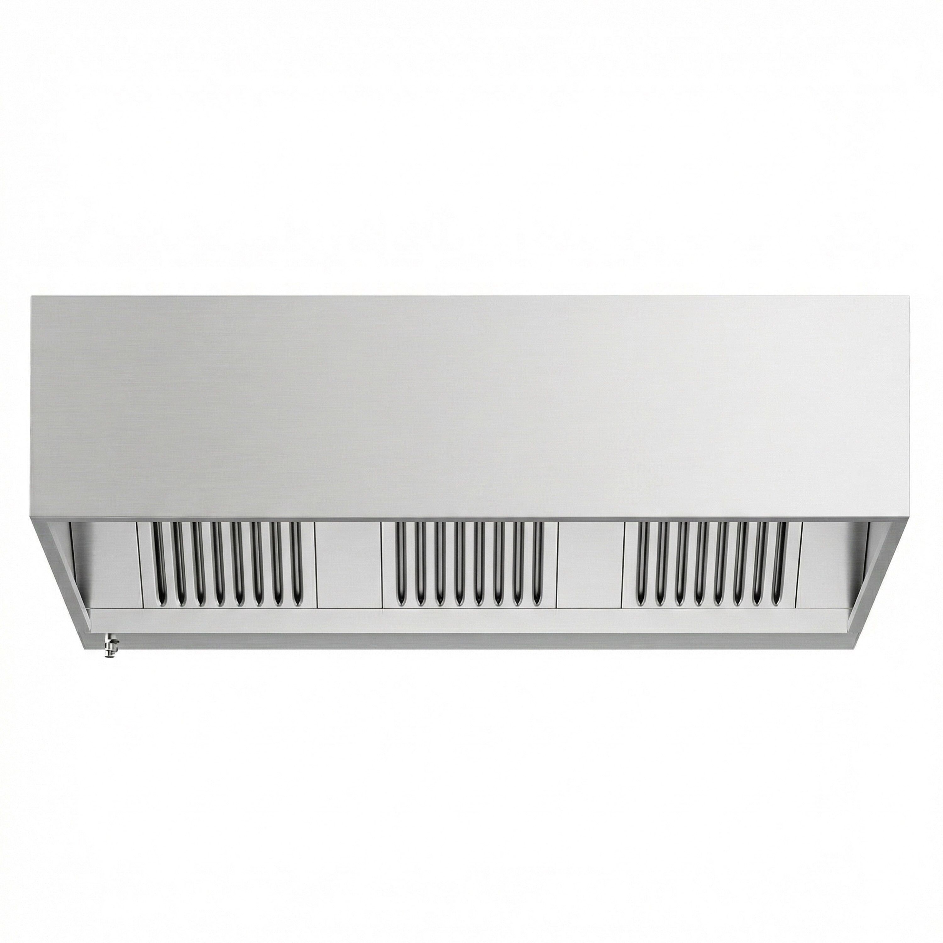 Commercial Wall-Mounted Extractor Hood – 1800mm – with Baffle Filters & Lighting