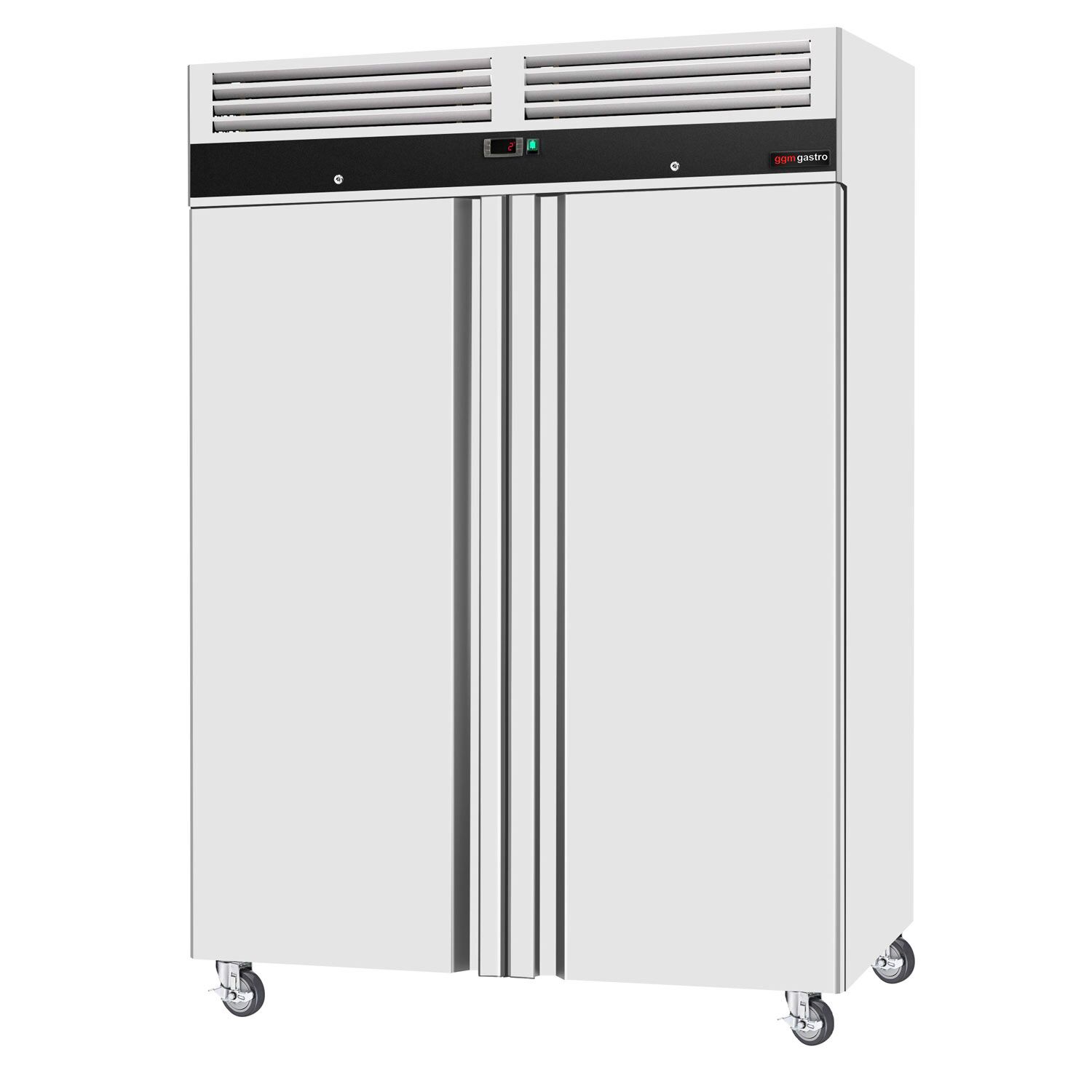 Armoire réfrigérée positive en acier inoxydable ECO – GN 2/1 – 1400 litres – avec 2 portes