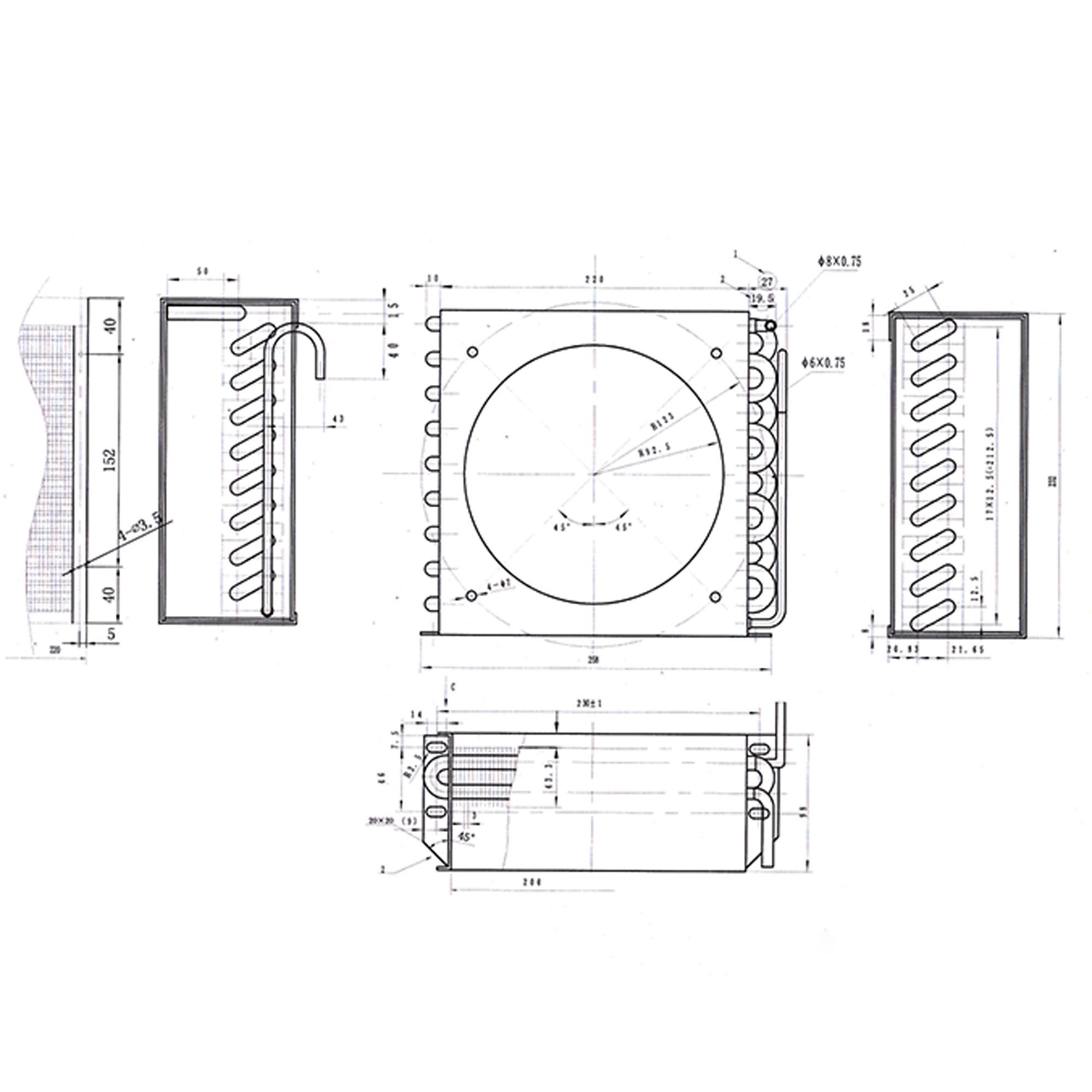 Condenser - for KS600GND, KS600ND, TS600GND, TS600ND, KTS, DTS, POS & STS