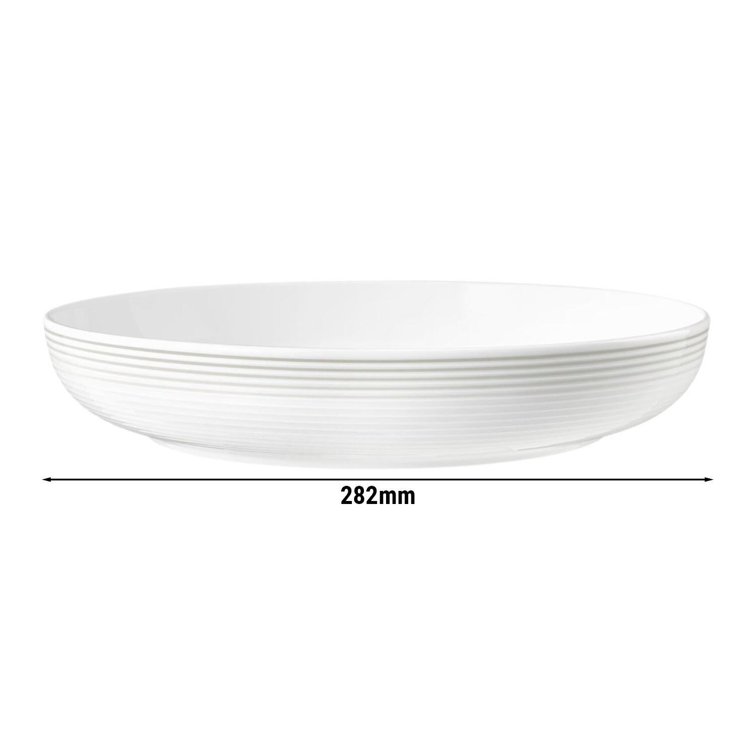 SELTMANN WEIDEN | Blues Porcelain Soup/Salad Bowl Ø 28 cm – Pearl Grey