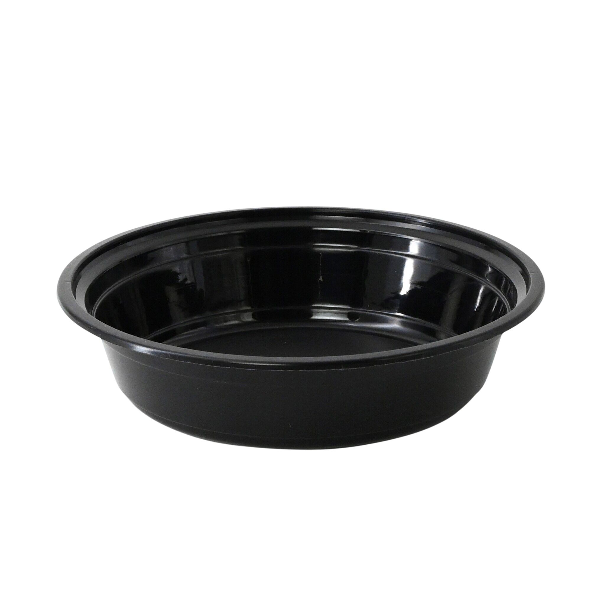 (300 pcs) Barquette réutilisable - 700ml - Ronde - Noir
