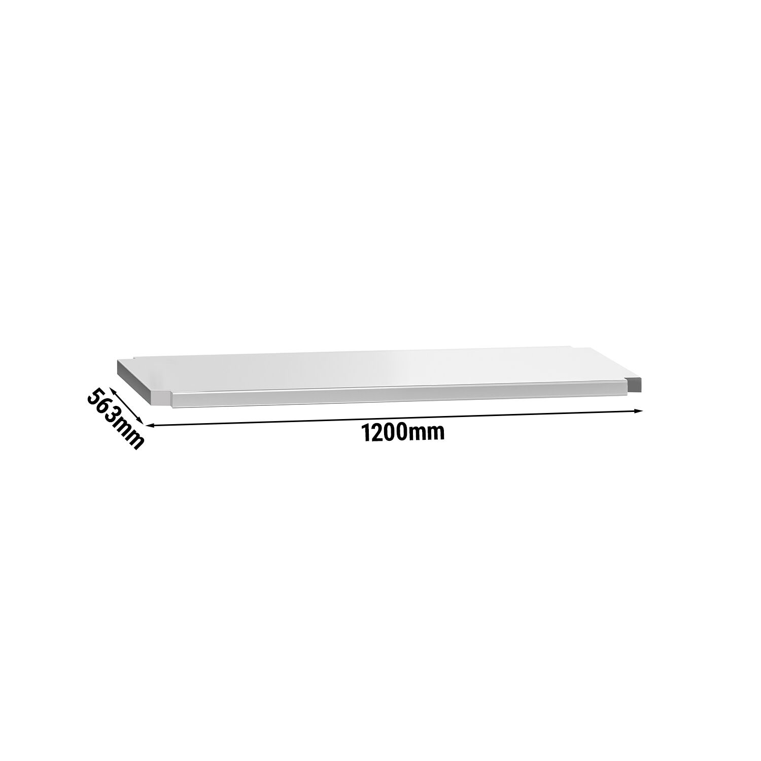 Étagère intermédiaire - 1200 x 563 mm - compatible avec tables de travail ATK126 & ATK126A