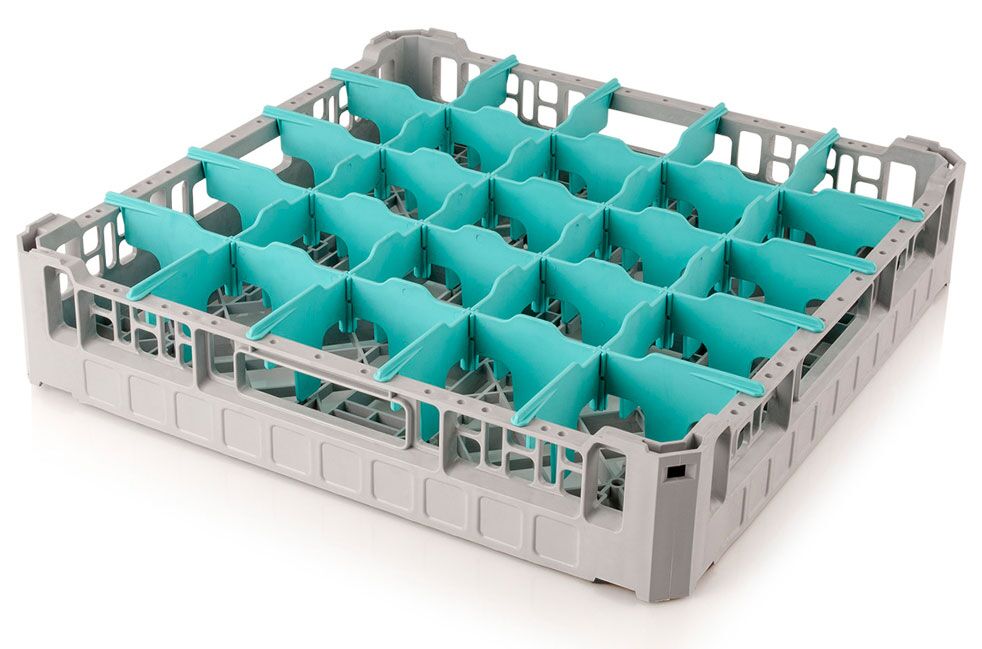 Glass Rack - 500x500mm - 25 compartments