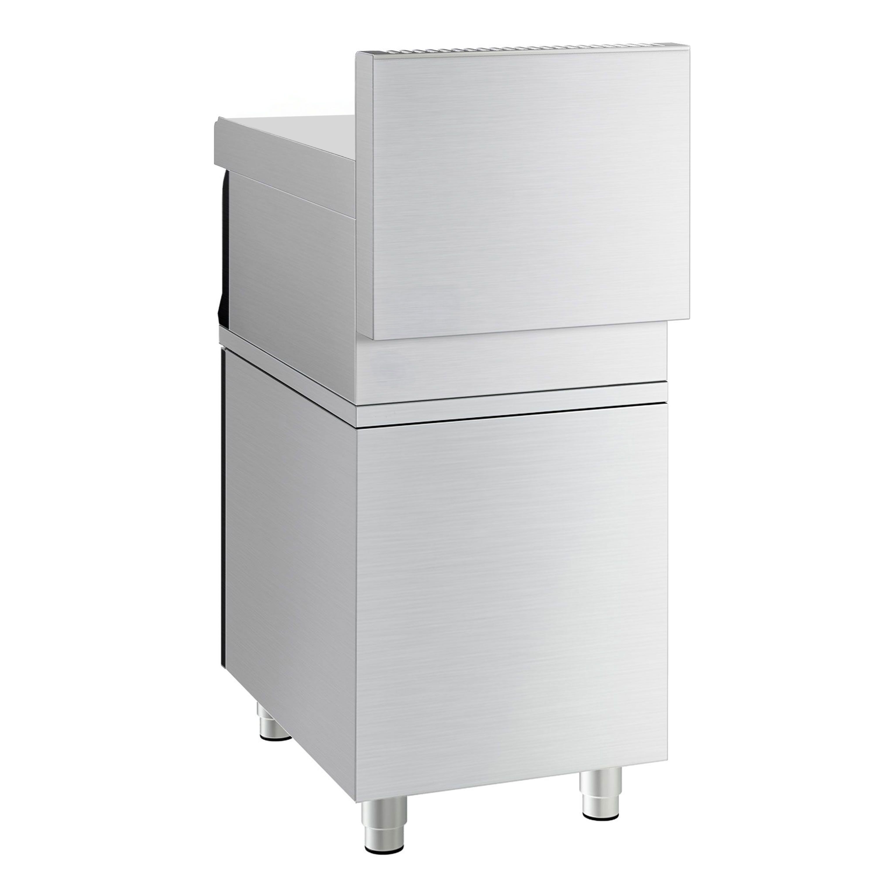Neutral Element & Substructure Commercial Neutral Element - with Drawer - with Substructure Mario 700 - 400x700x1000mm - Stainless Steel AISI 304 - 1 door - Series Mario 700