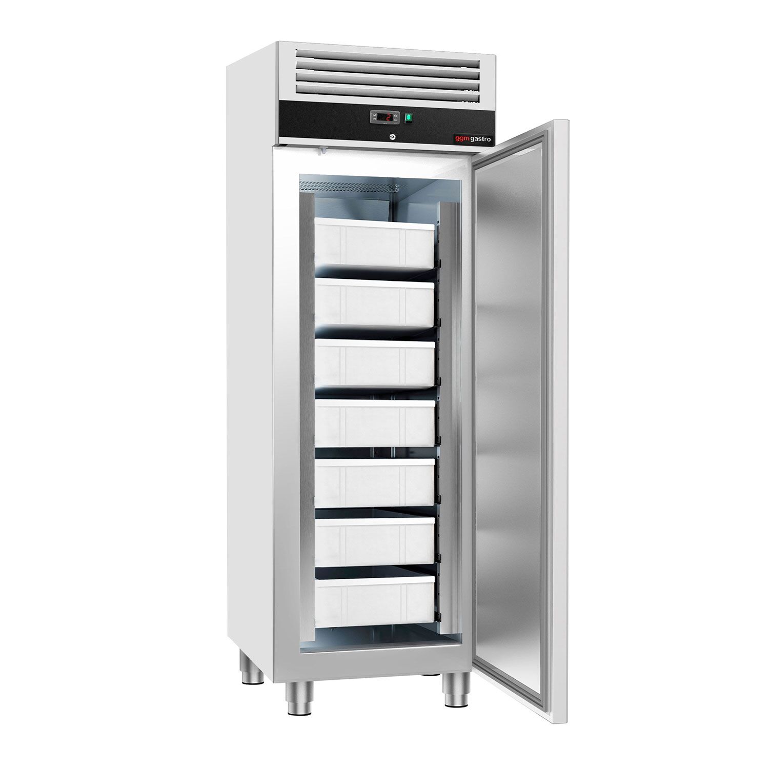 Réfrigérateur à poisson inox ECO – EN 600x400 – 600 litres – avec 1 porte