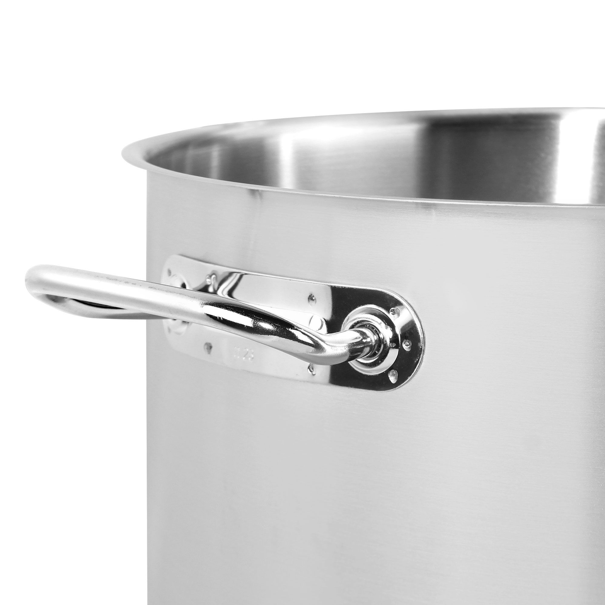 Cratiță - oțel inoxidabil 18/10 - 12,1 litri - Ø 320 mm - înălțime: 150 mm - 339x421x150 mm - pentru inducție, gaz, ceramică și mașină gătit electrică