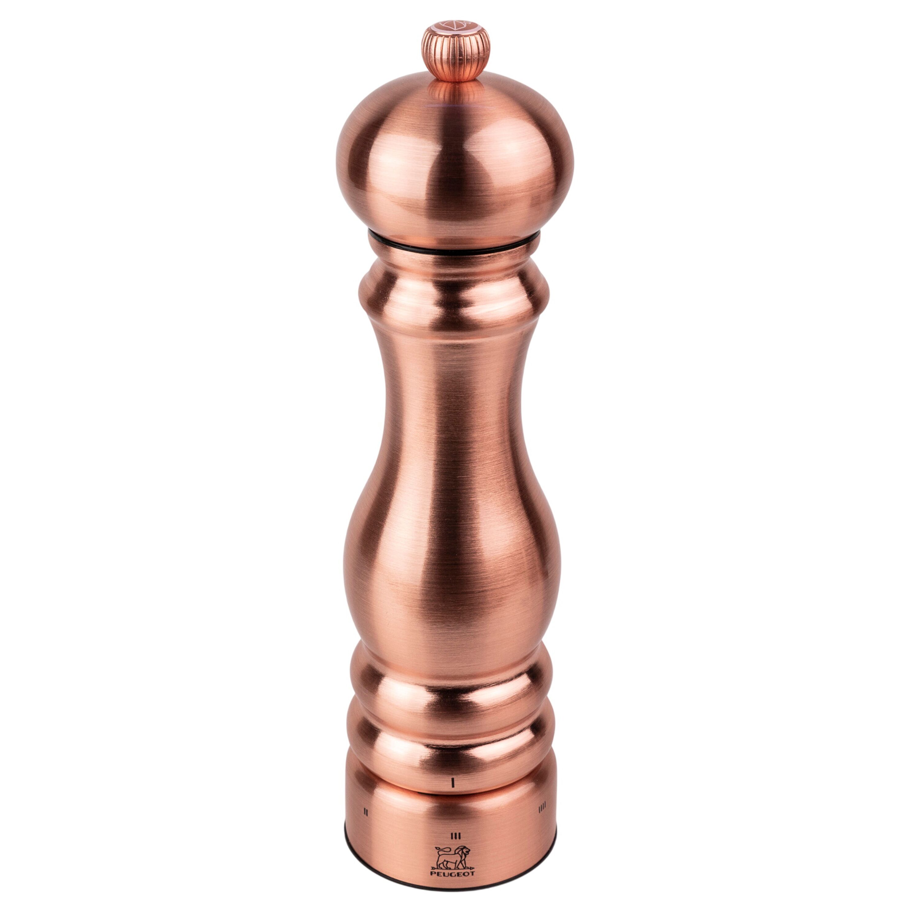 (6 pièces) PEUGEOT | PARIS CHEF – Moulin à sel – u’Select – Cuivre – Hauteur : 220 mm