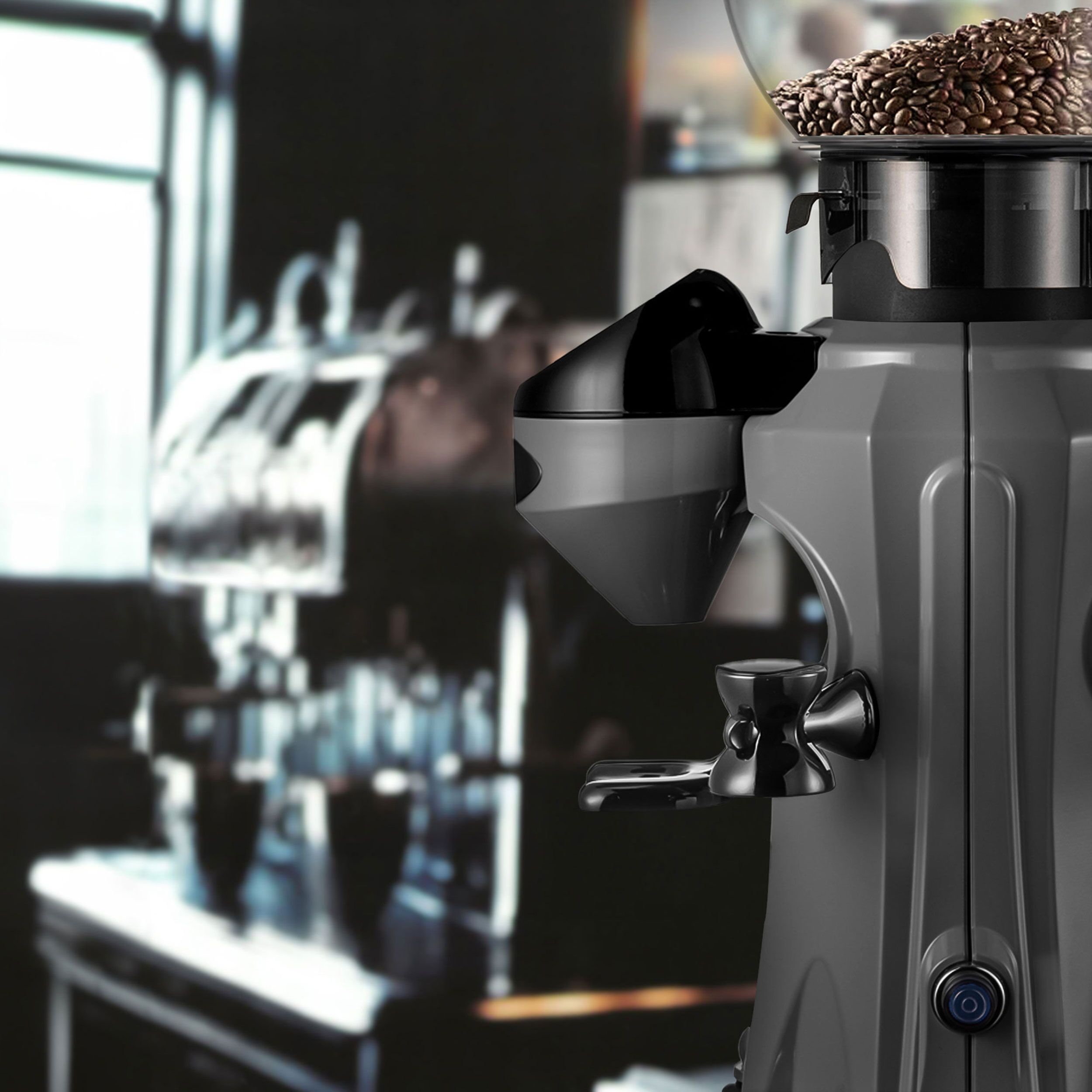 Moulin à café – 2 kg – 45 dB – Avec dosage automatique – Gris