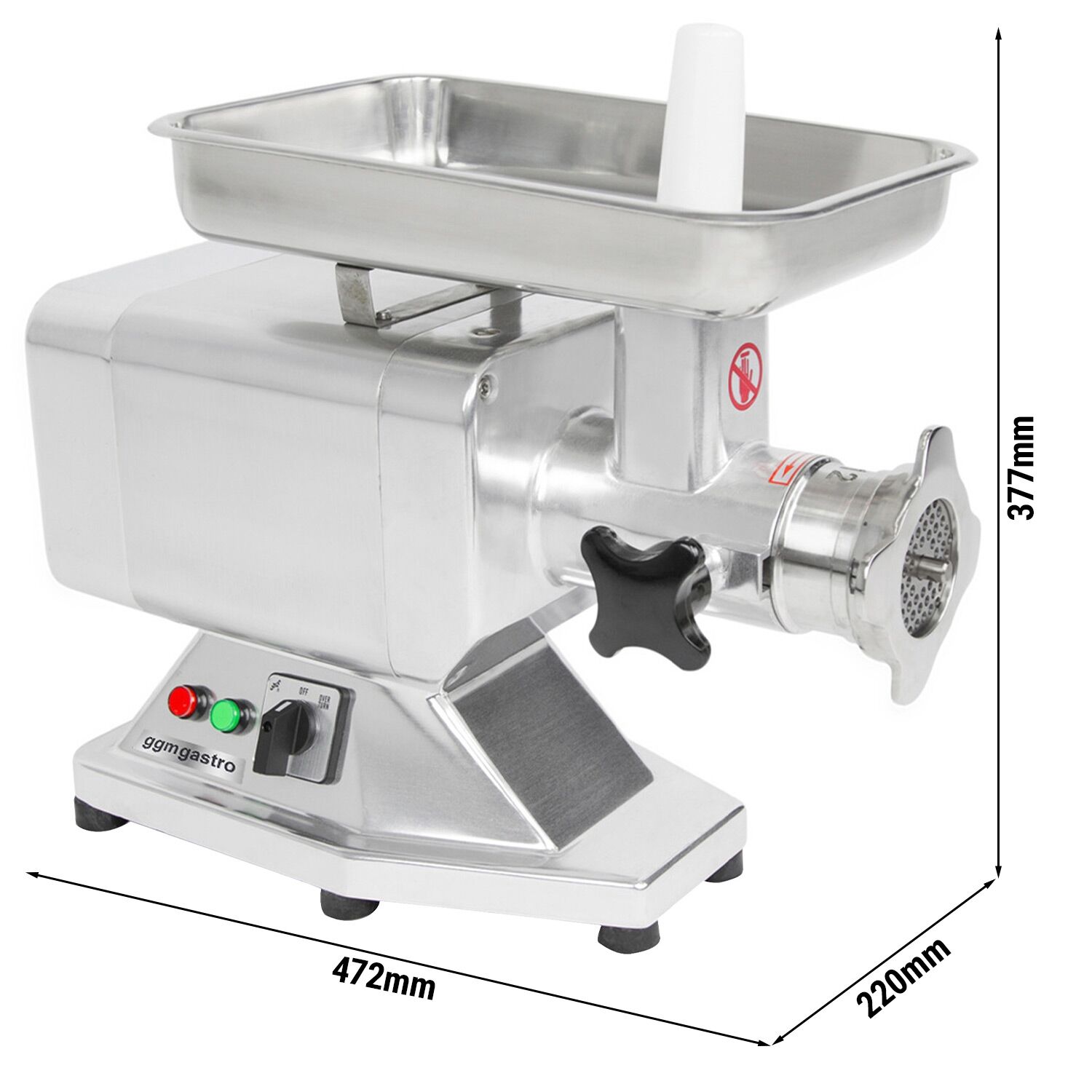 Hachoir à viande électrique – 120 kg/h – 850 watts