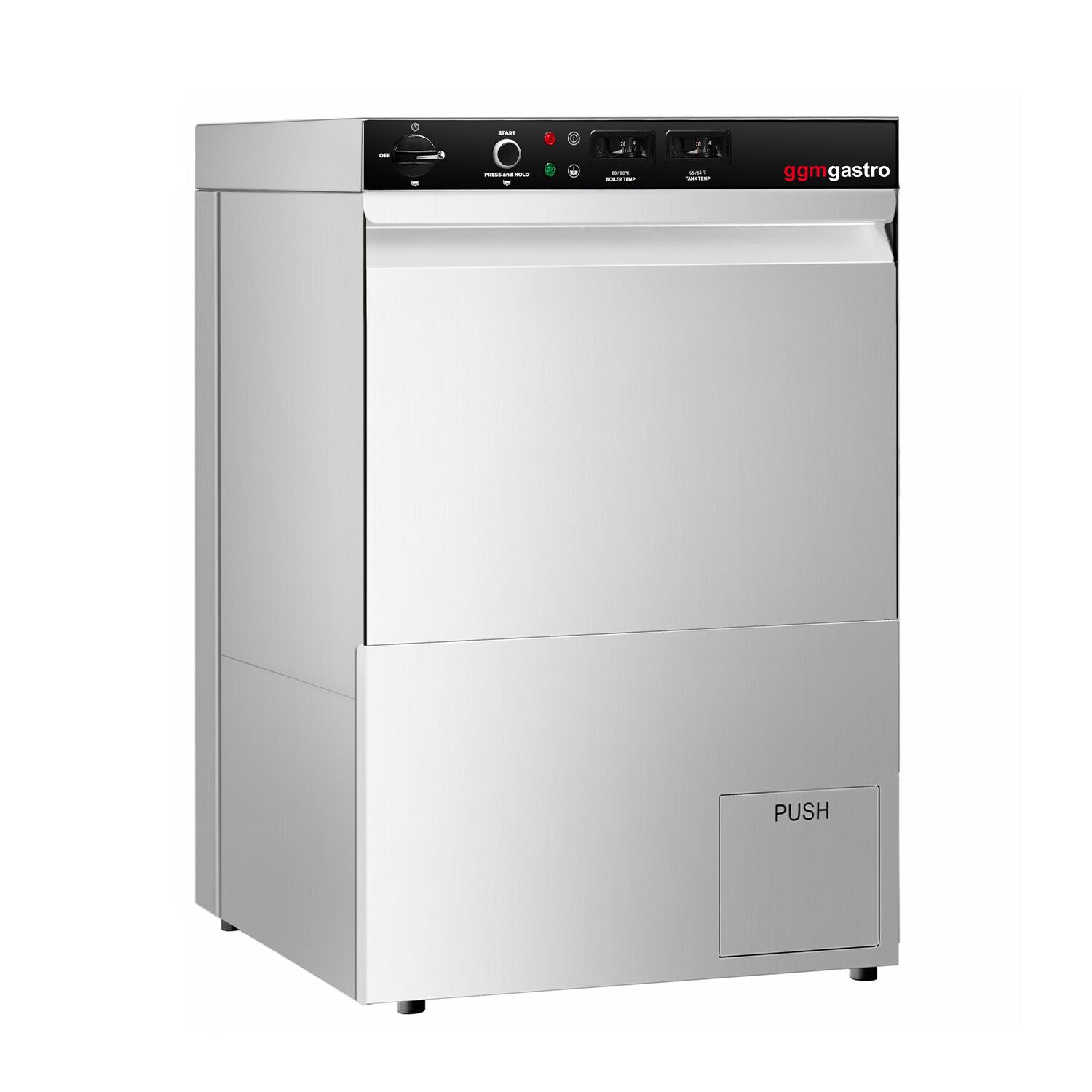 Lave-vaisselle - Manuel - 5,1 kW - avec pompe de détergent, de rinçage et de vidange