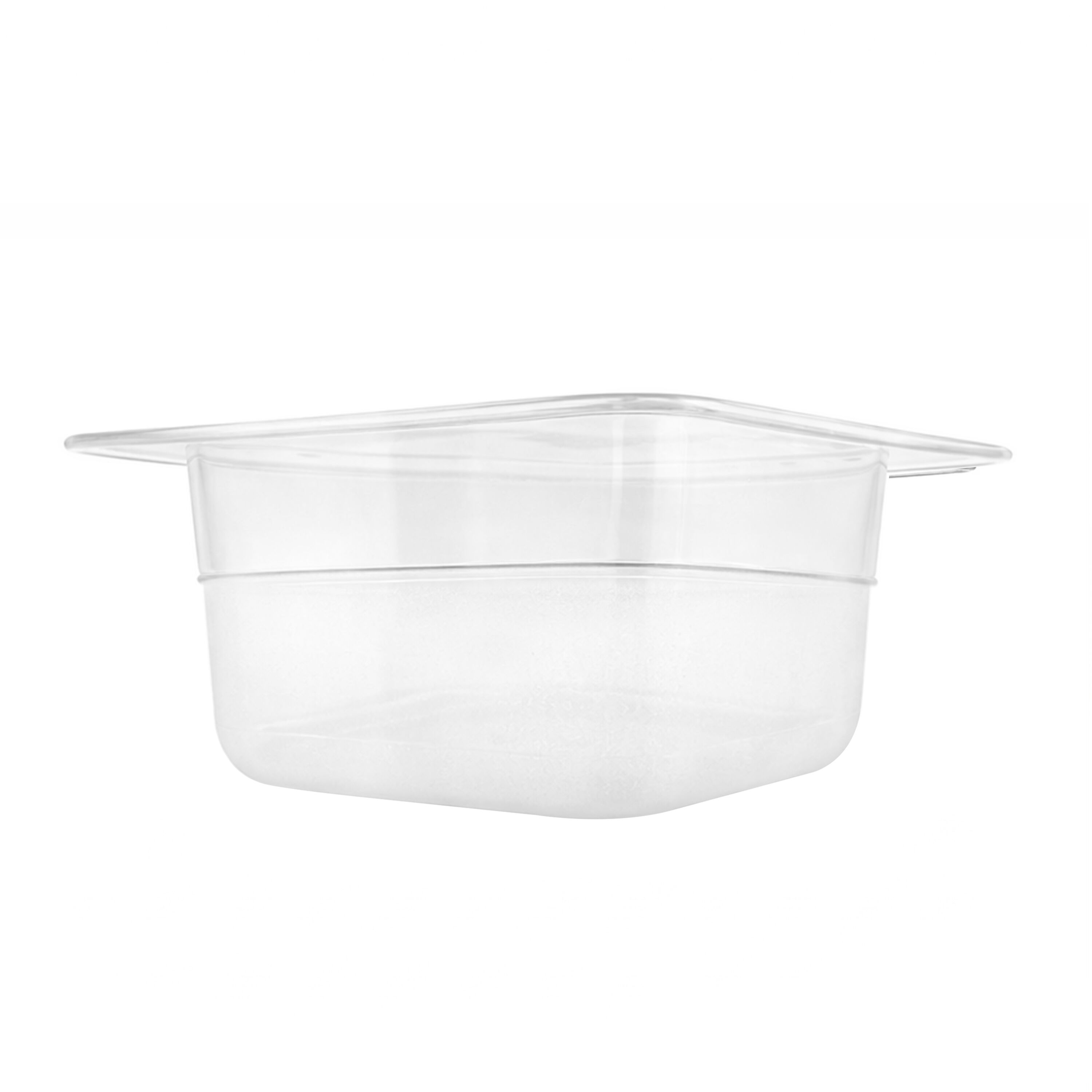 (6 pièces) Bac en Polypropylène - GN 1/6 - Translucide - 1 L - Hauteur : 65 mm