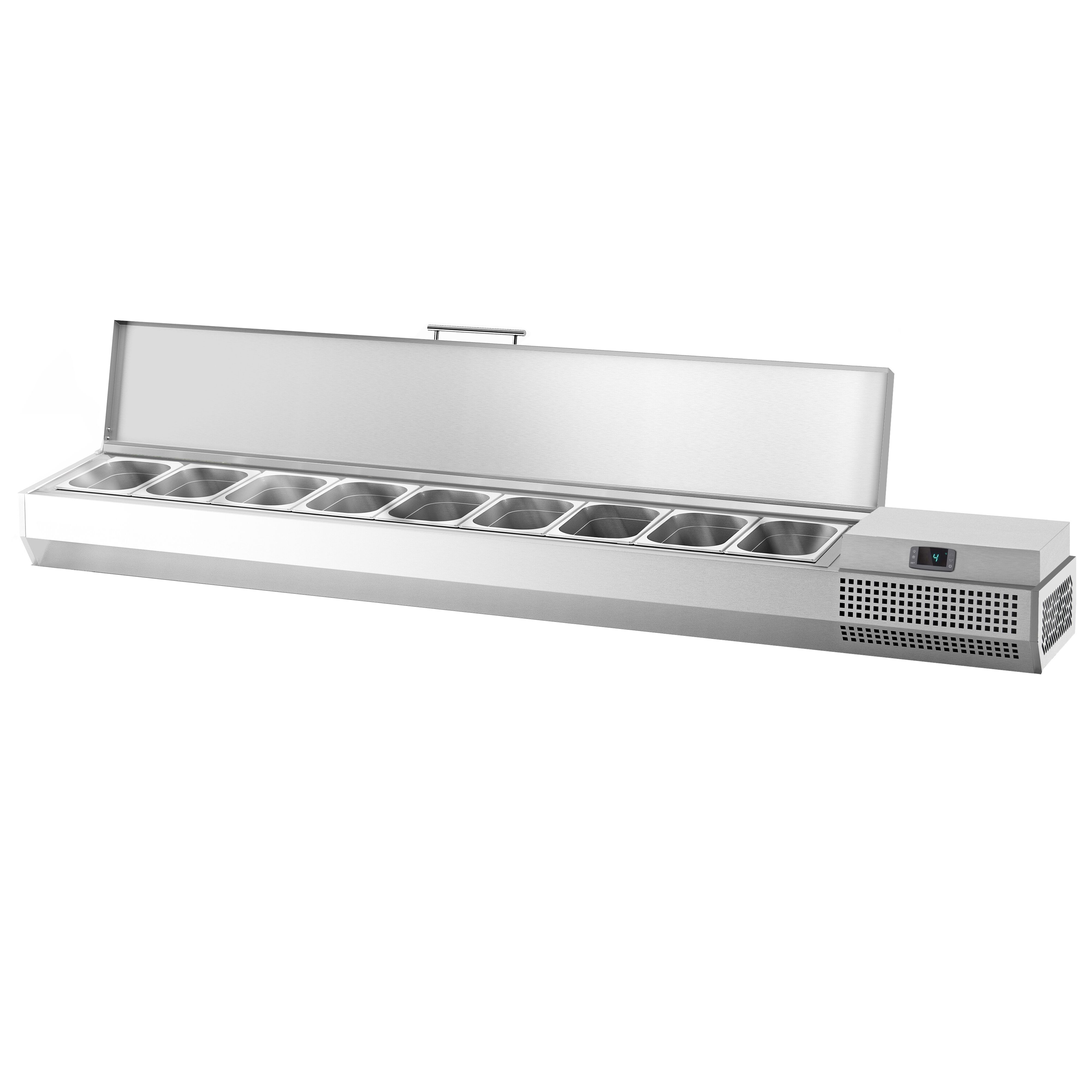 Vitrine Réfrigérée à Ingrédients PREMIUM PLUS - 1976x353mm - 9x GN 1/4