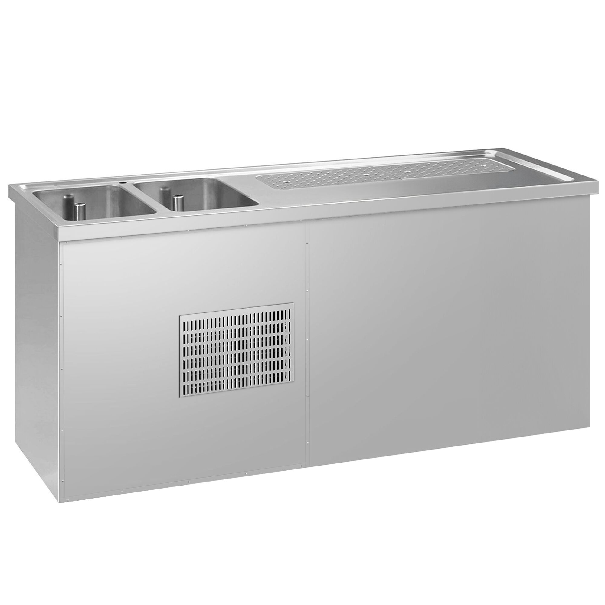 Biertheke Premium PLUS - 1950x700mm - 2 Glastüren