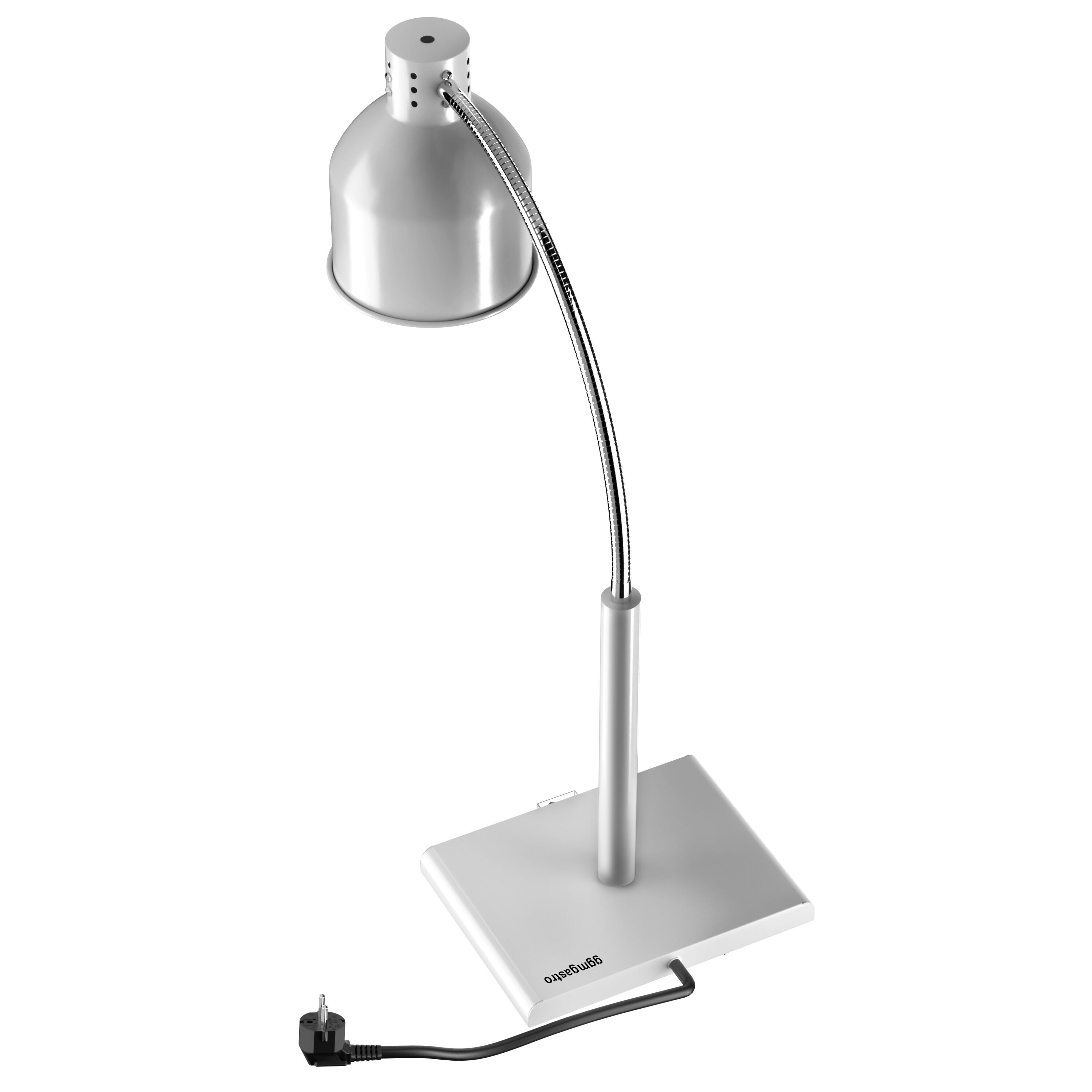 Lampe chauffante infrarouge – 250 watts – Ø 174 mm – réglable de manière flexible – Argent