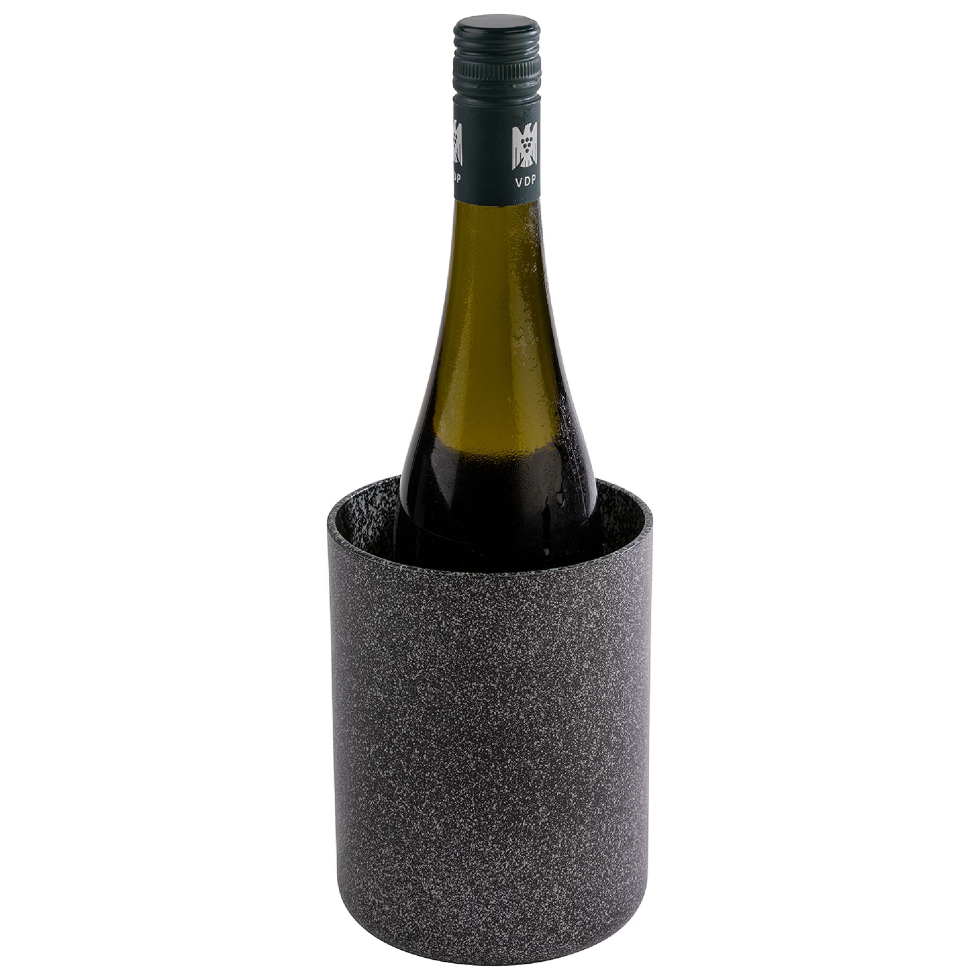 (6 pcs) Refroidisseur de bouteille - FROSTFIRE - Aluminium - 1,4 litres - Ø115mm - Hauteur:150mm - Noir