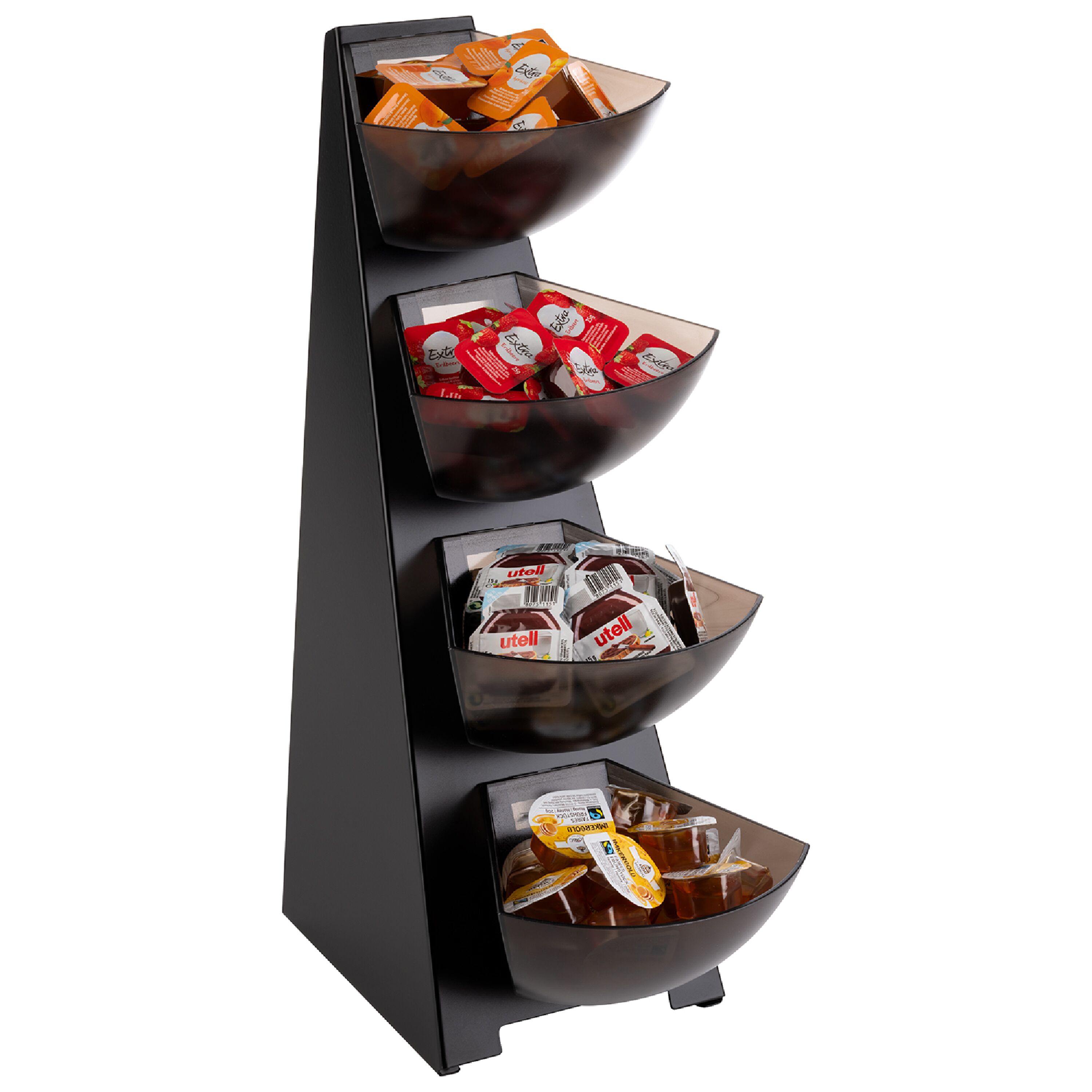 Support buffet - MULTI RACK - Acier inoxydable - Noir/Gris - Hauteur:530mm