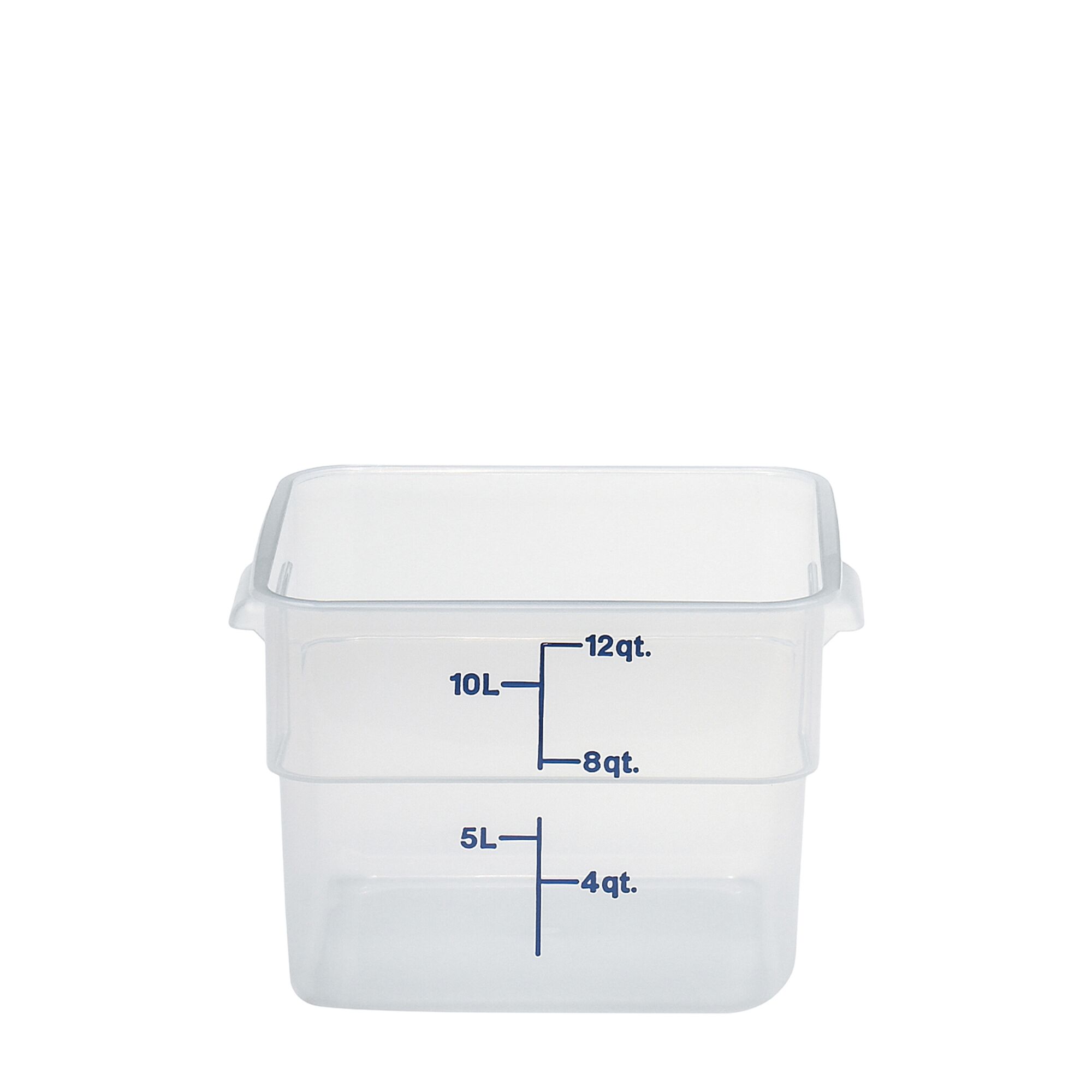 (6 pièces) CAMBRO | CAMSQUARES® – Récipient – 11,4 litres – transparent