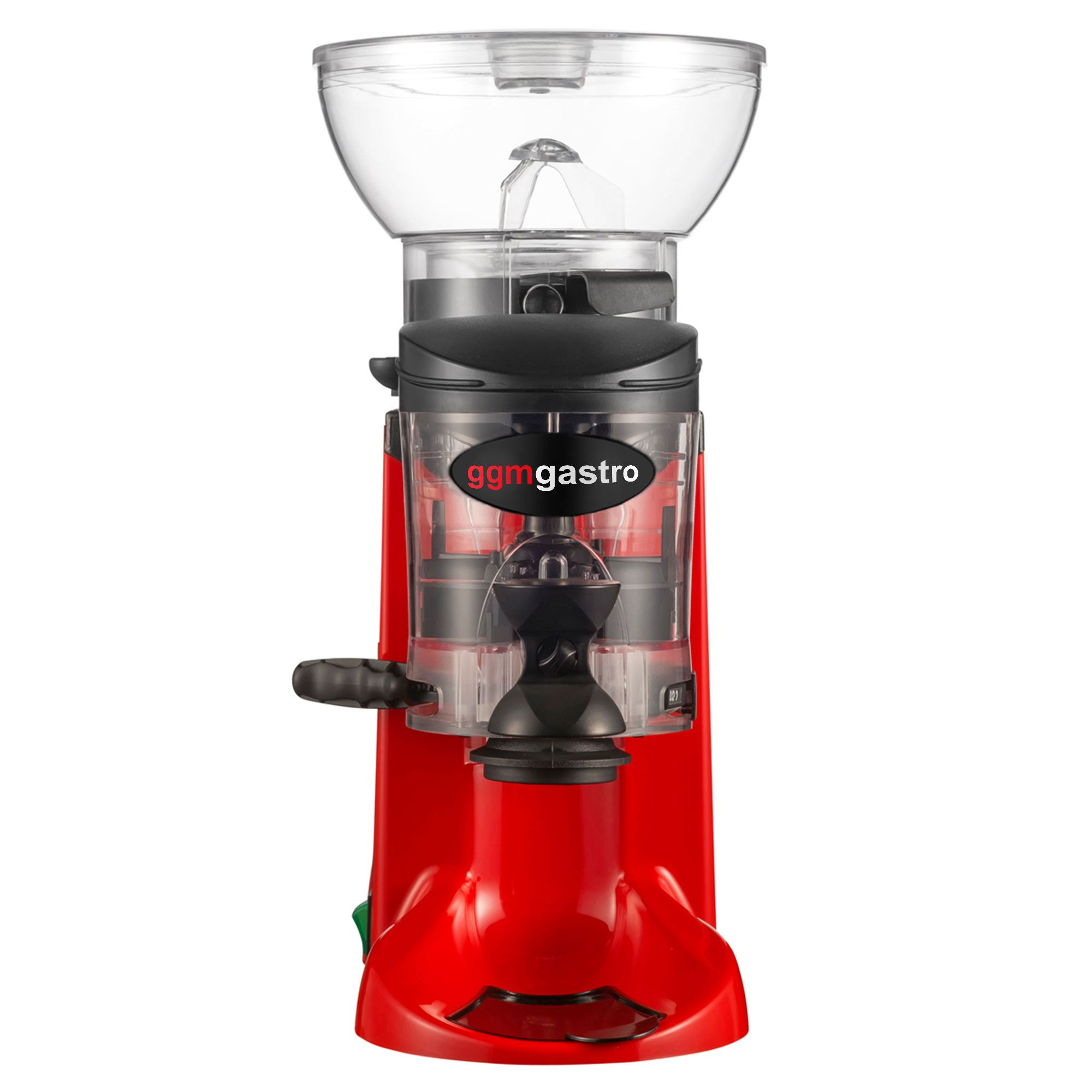 Moulin à café – 1 kg – 77 dB – Avec doseur – Rouge