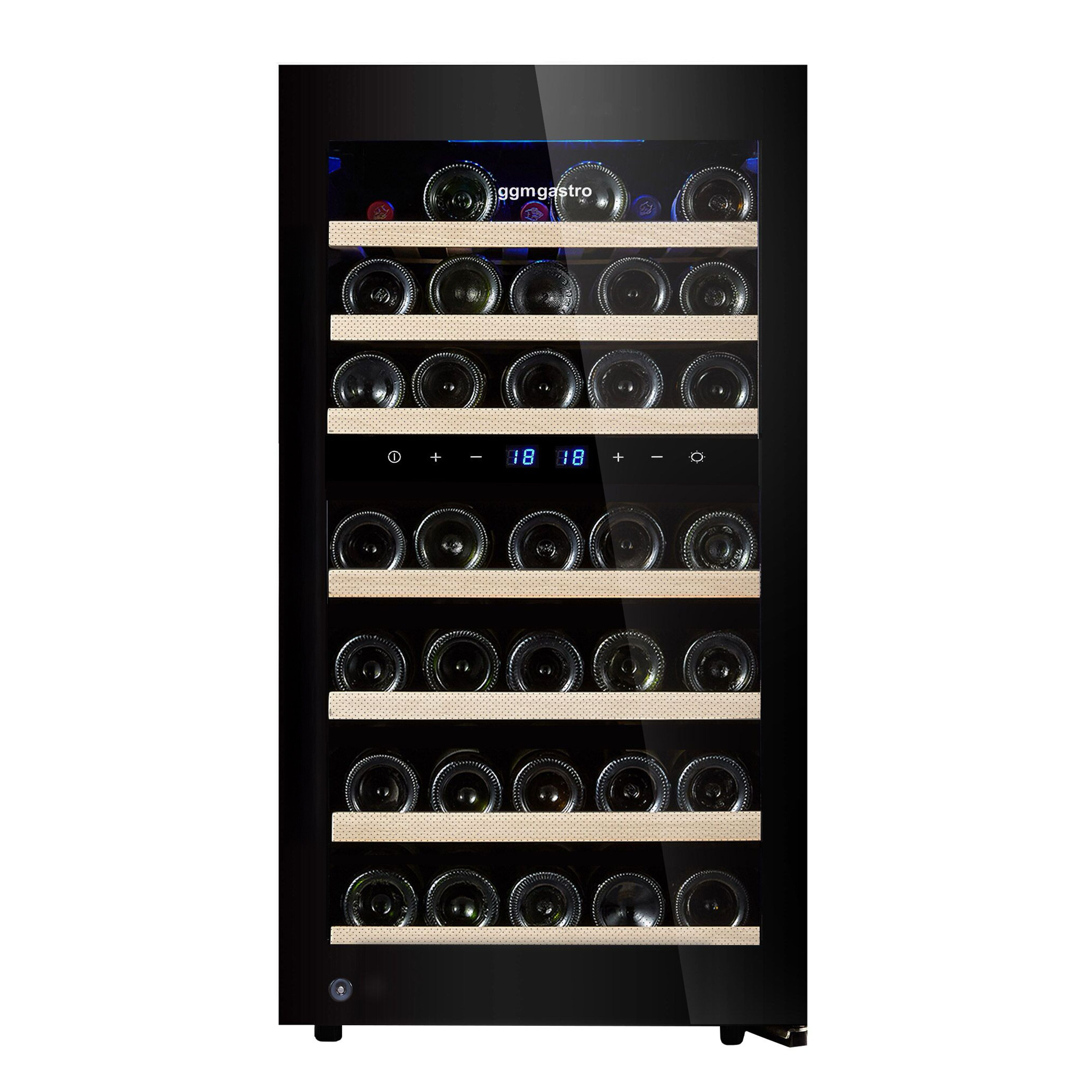 Cave à Vin - 2 Zones Climatiques - 120 Litres - max. 45 Bouteilles