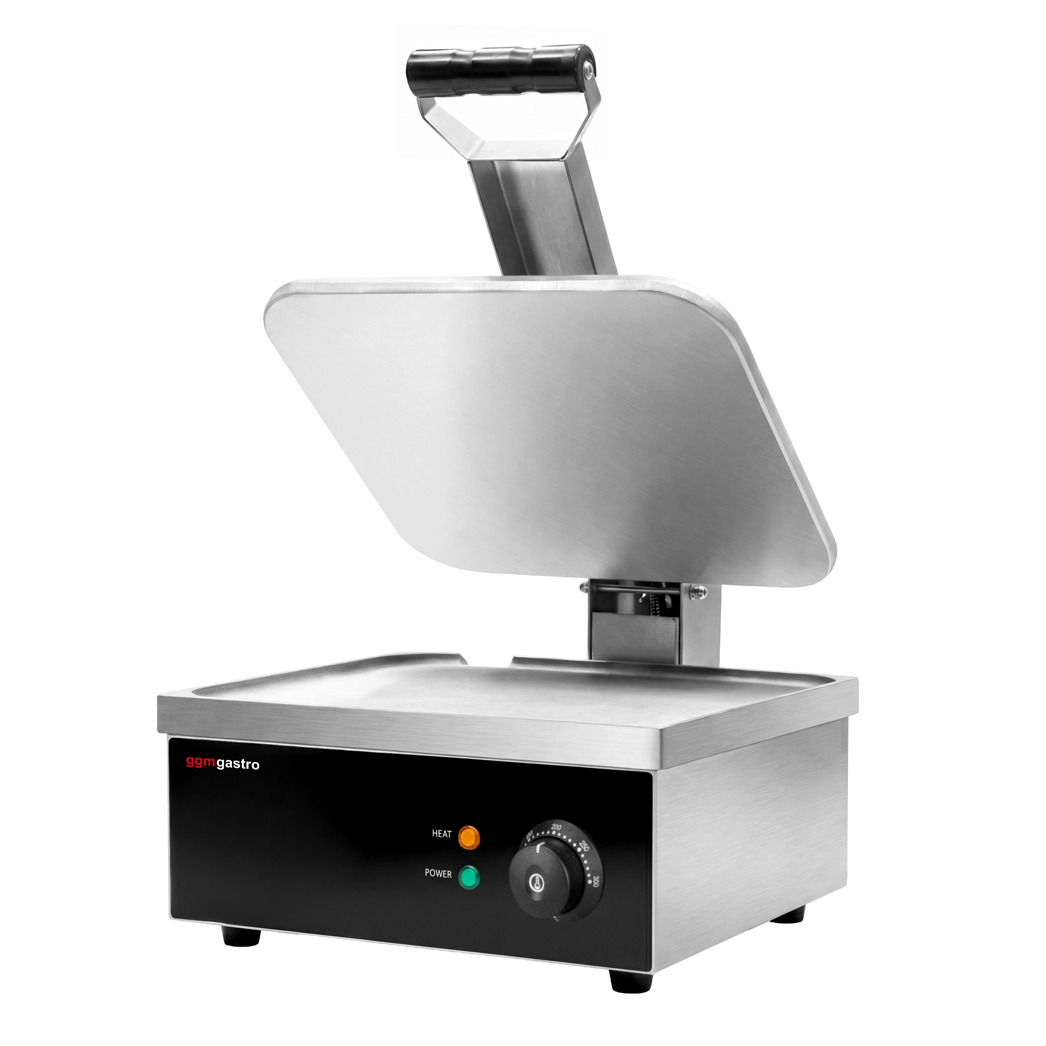 Presse à Panini / Gril de contact - 2,2kW - Plaques lisses - Surface de cuisson : 350x330mm