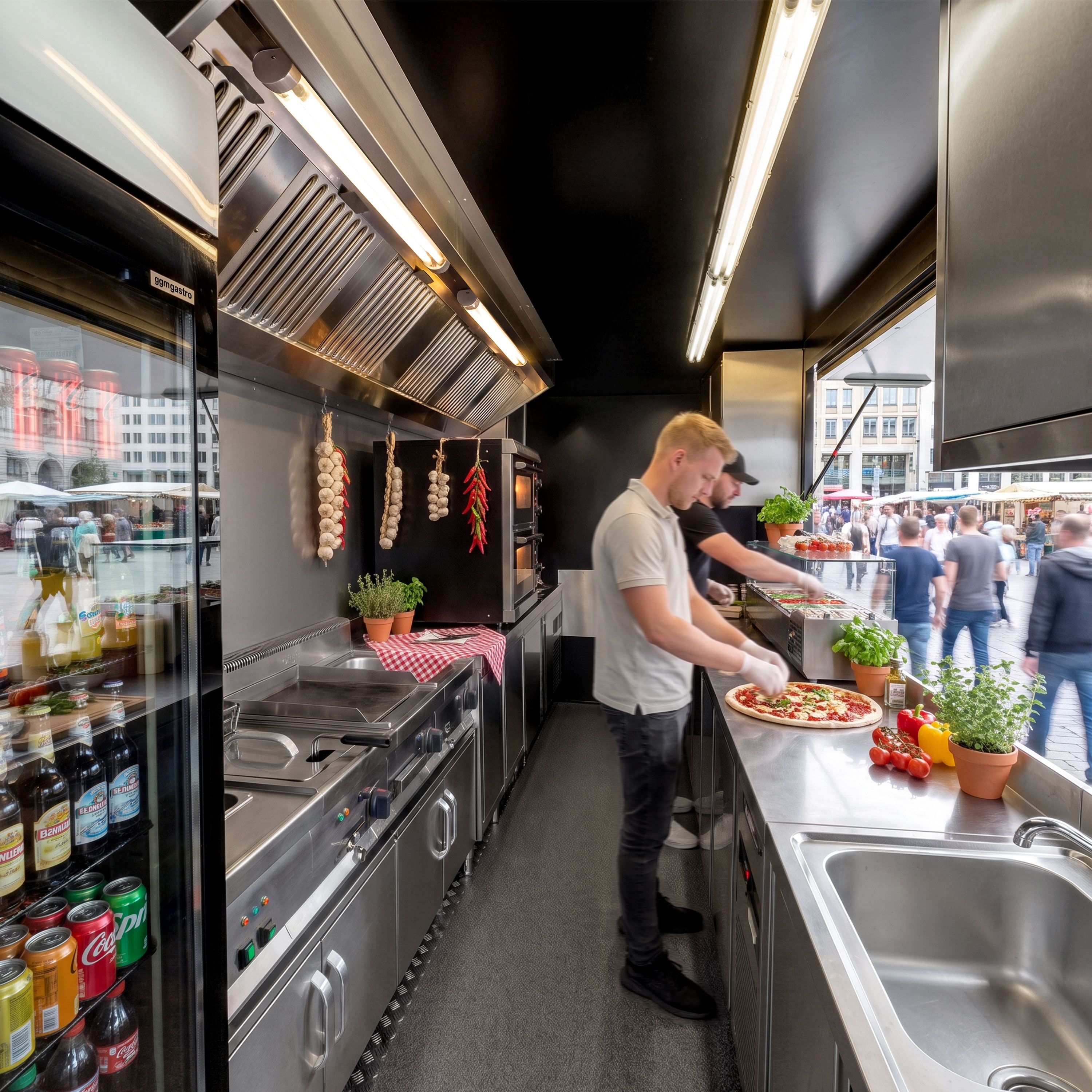 Sales trailer – 5755 mm - with Basic Equipment