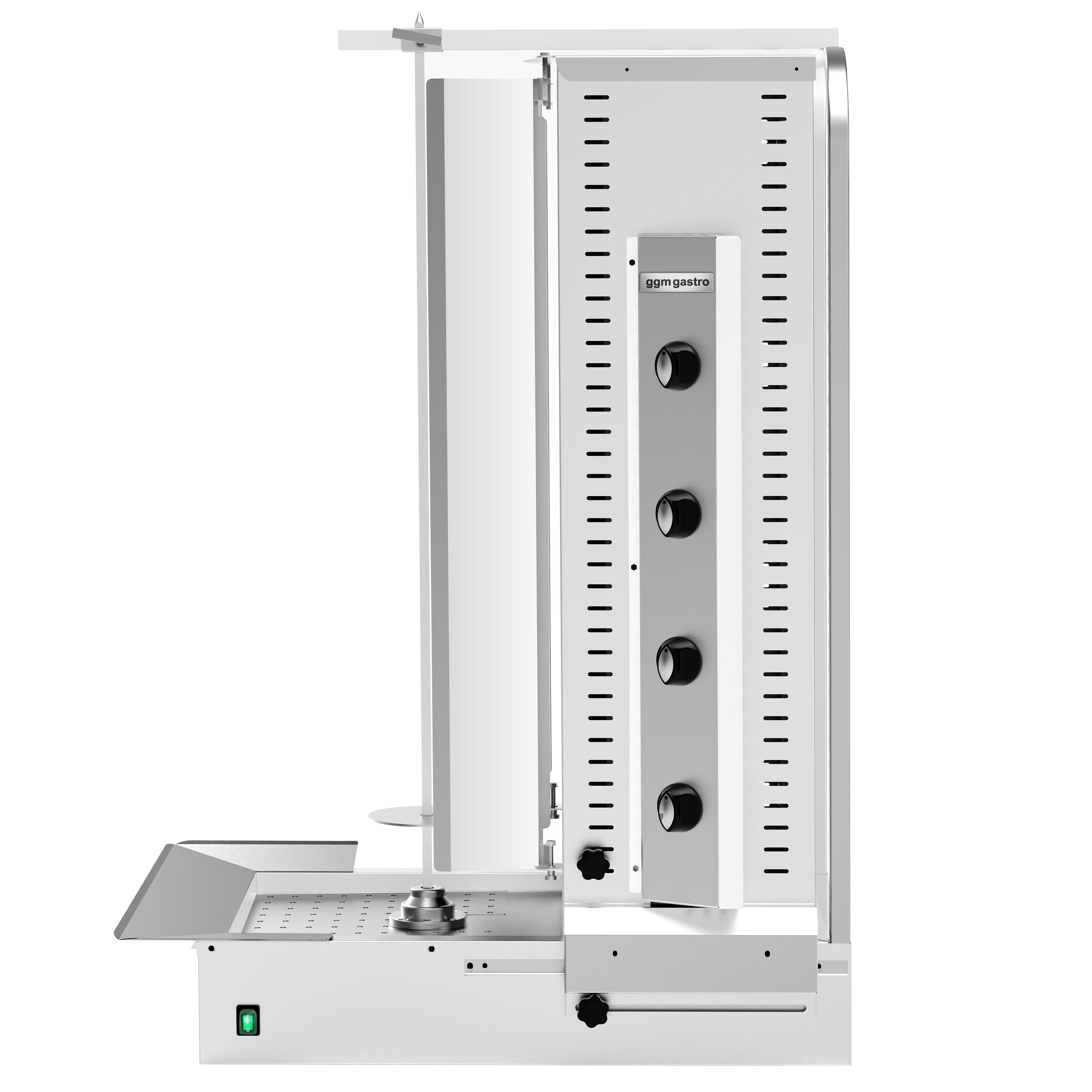 Gas Doner Kebab Grill (Shawarma/Gyros) - 4 Burner - 20kW - incl. 2 splash guards