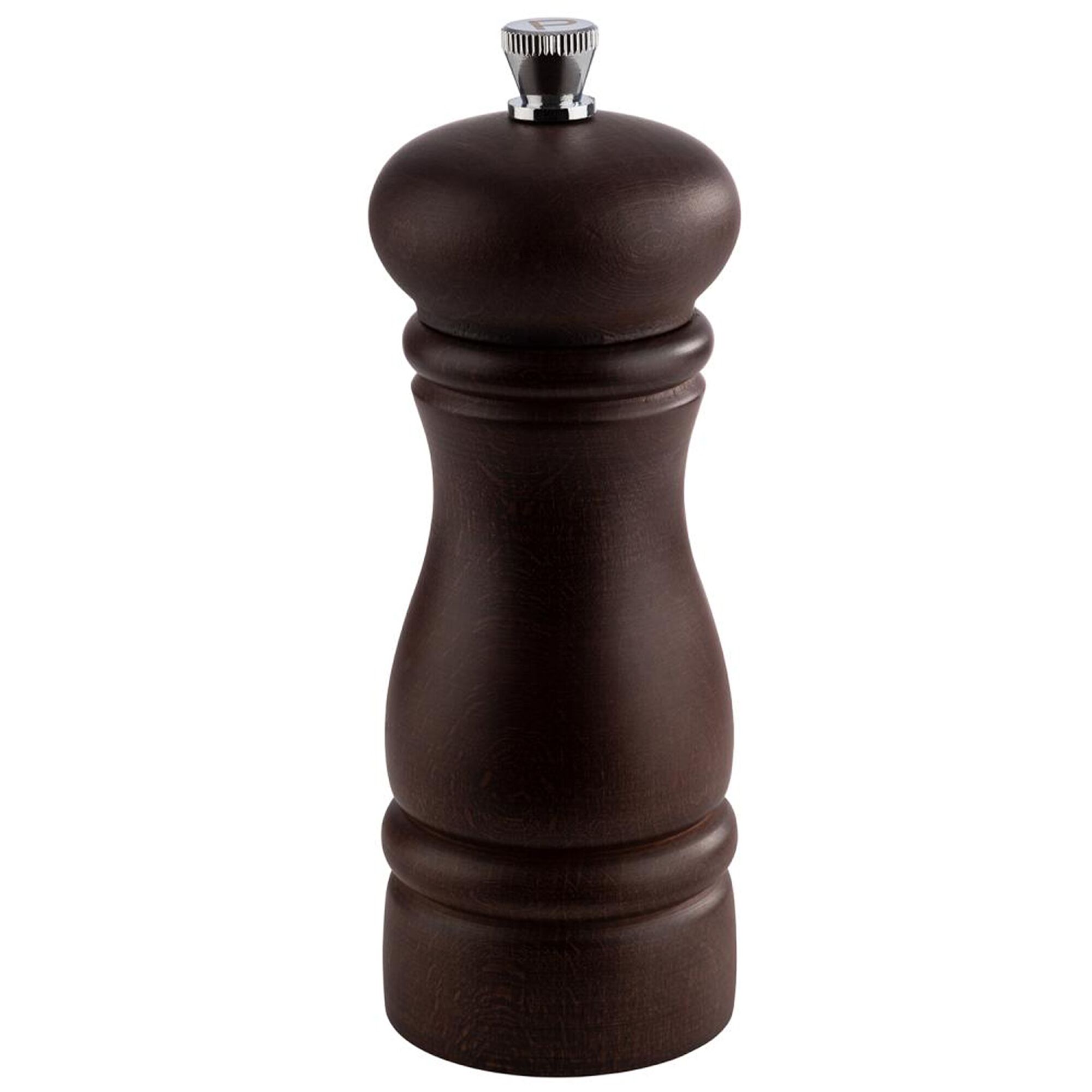 (6 pièces) Moulin à poivre – ETERNAL – Bois – Hauteur : 155 mm – Marron