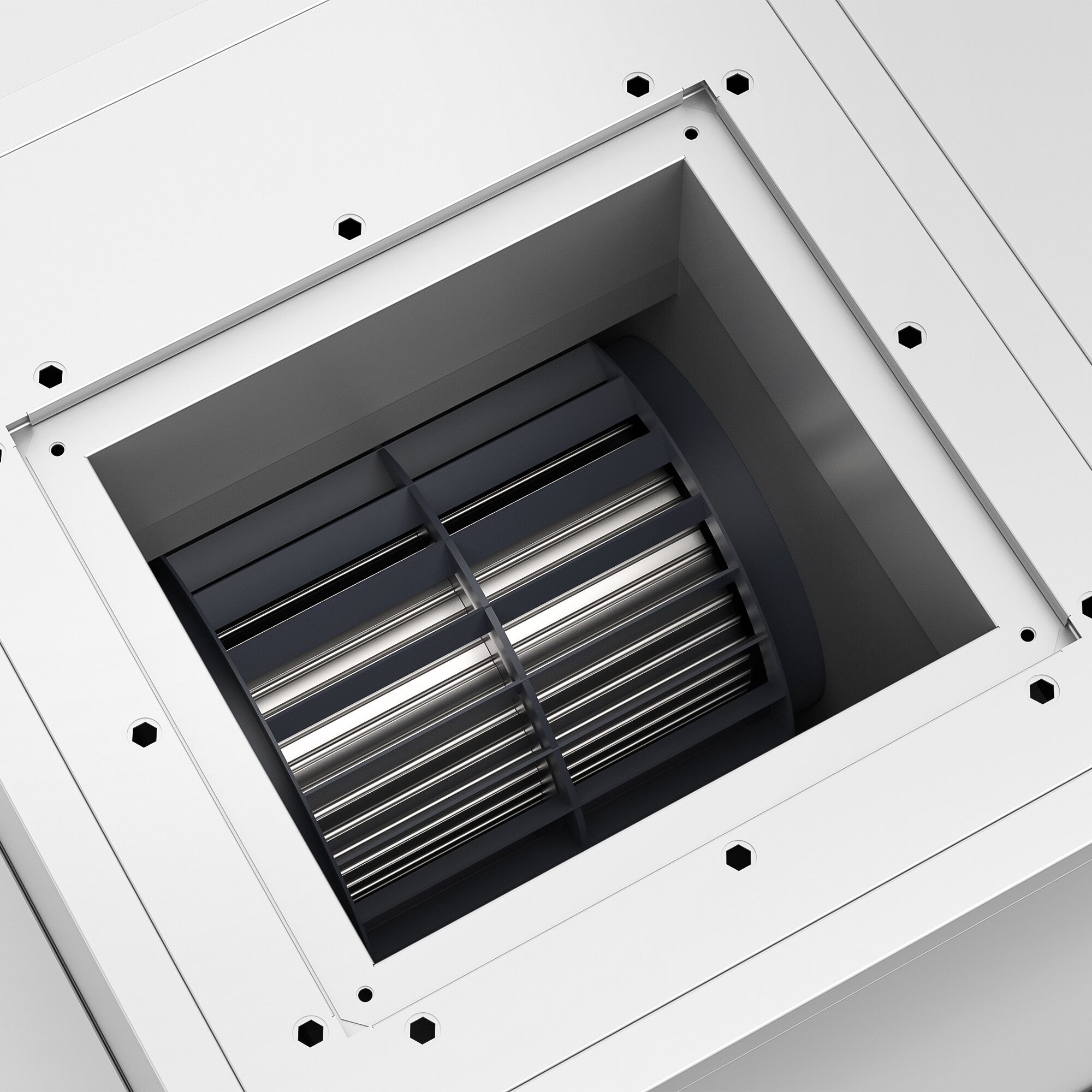 Hotte aspirante hybride - 1600 mm - efficacité de purification de l’air de 98 % - avec Smart Touch - LED