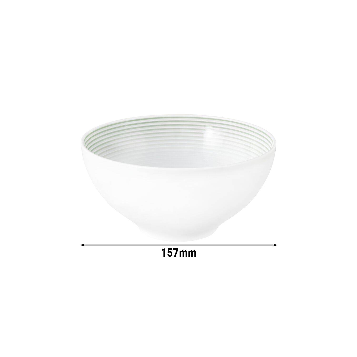(4 pièces) SELTMANN WEIDEN | Bol rond - Ø 155 mm - Vert sauge         
