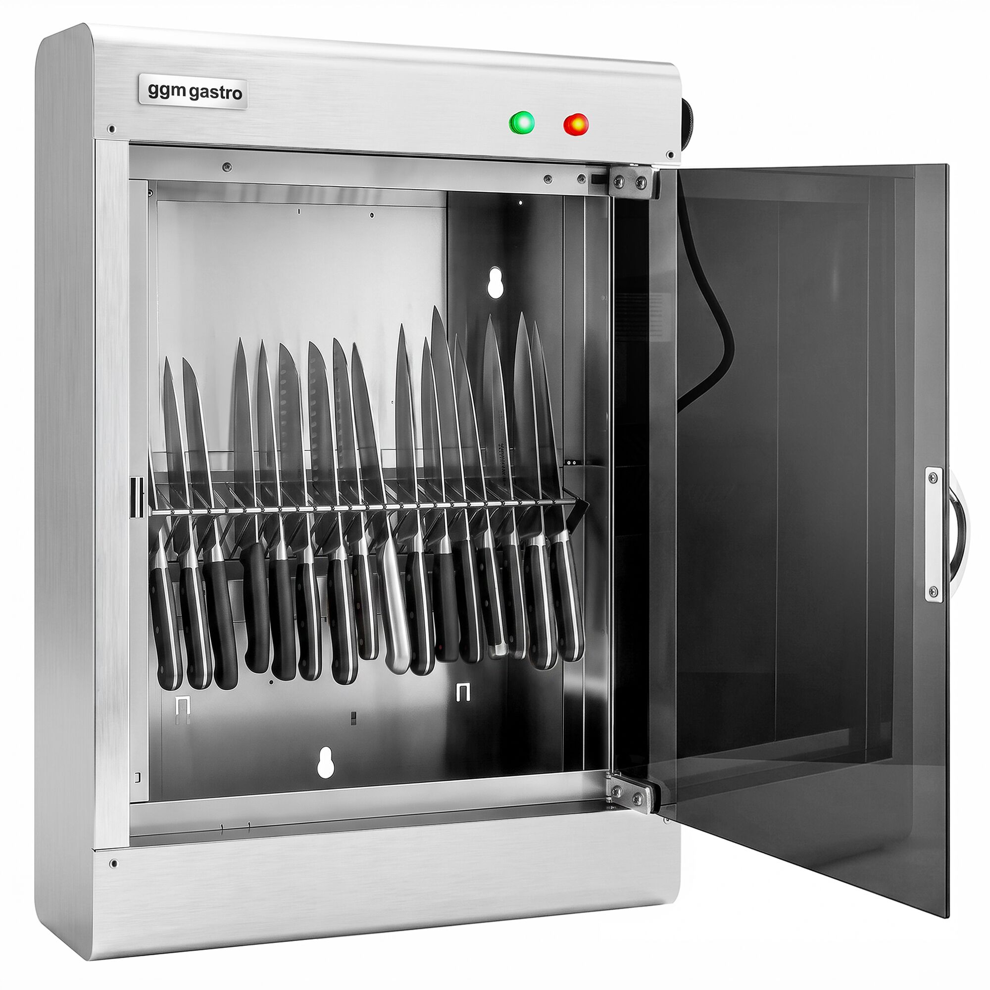 Sterilizzatore per coltelli - per 20 coltelli - con supporto per coltelli - timer fino a 60 min
