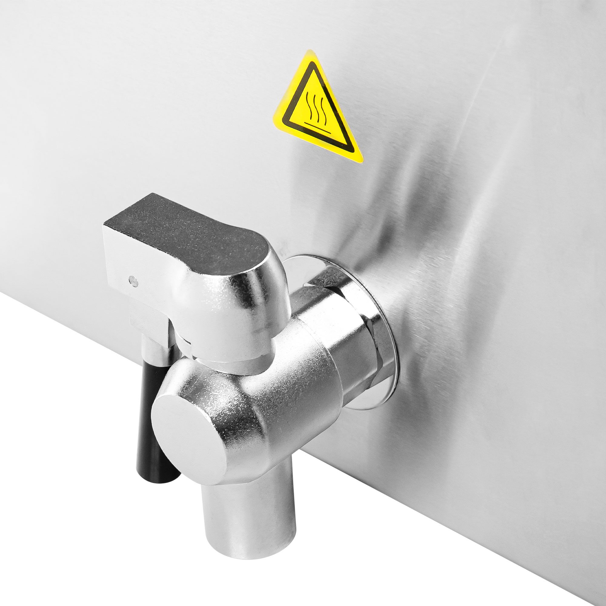 Cuiseur à pâtes électrique – 8 L – 3,25 kW – avec robinet de vidange – incl. 4 paniers