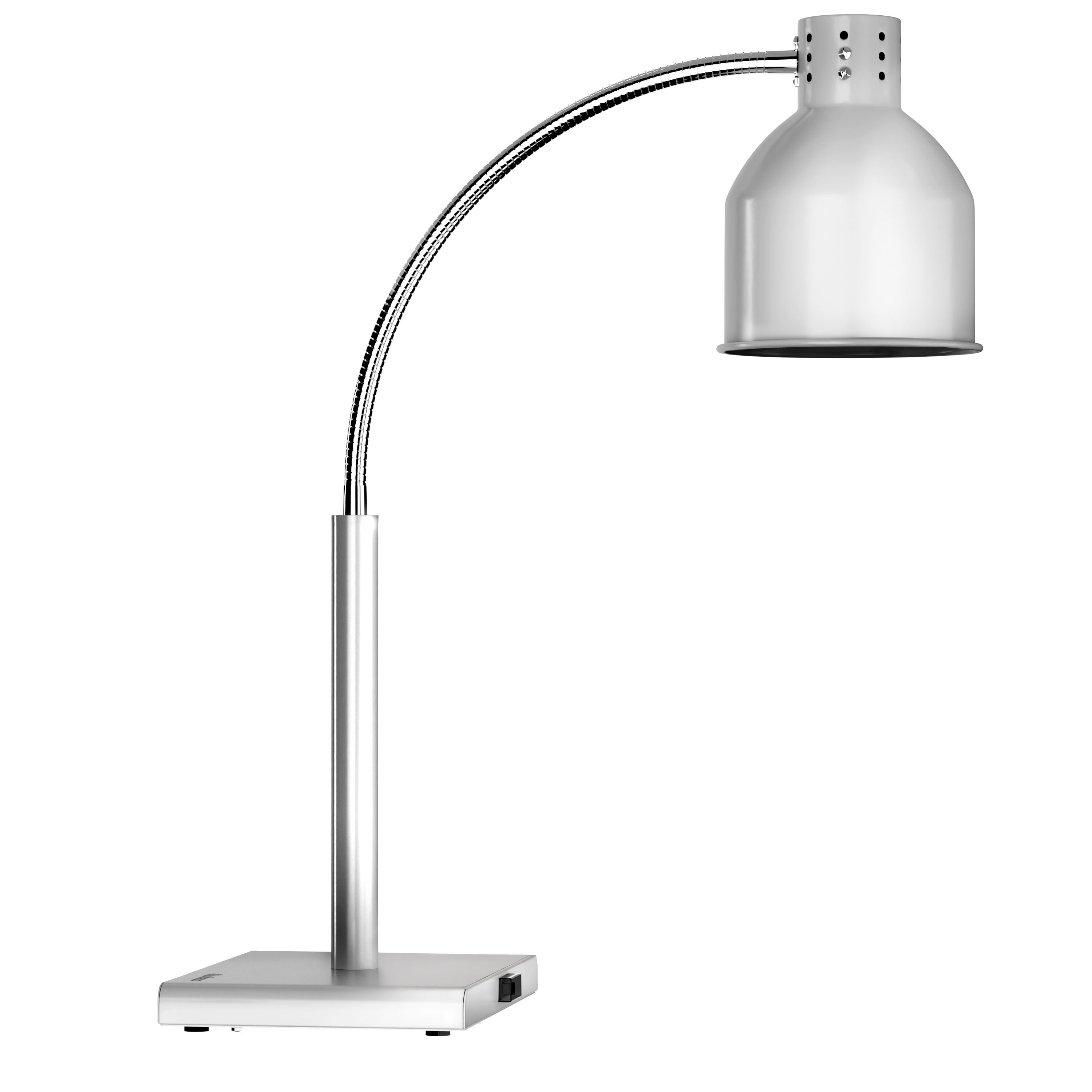 Lampe chauffante infrarouge – 250 watts – Ø 174 mm – réglable de manière flexible – Argent