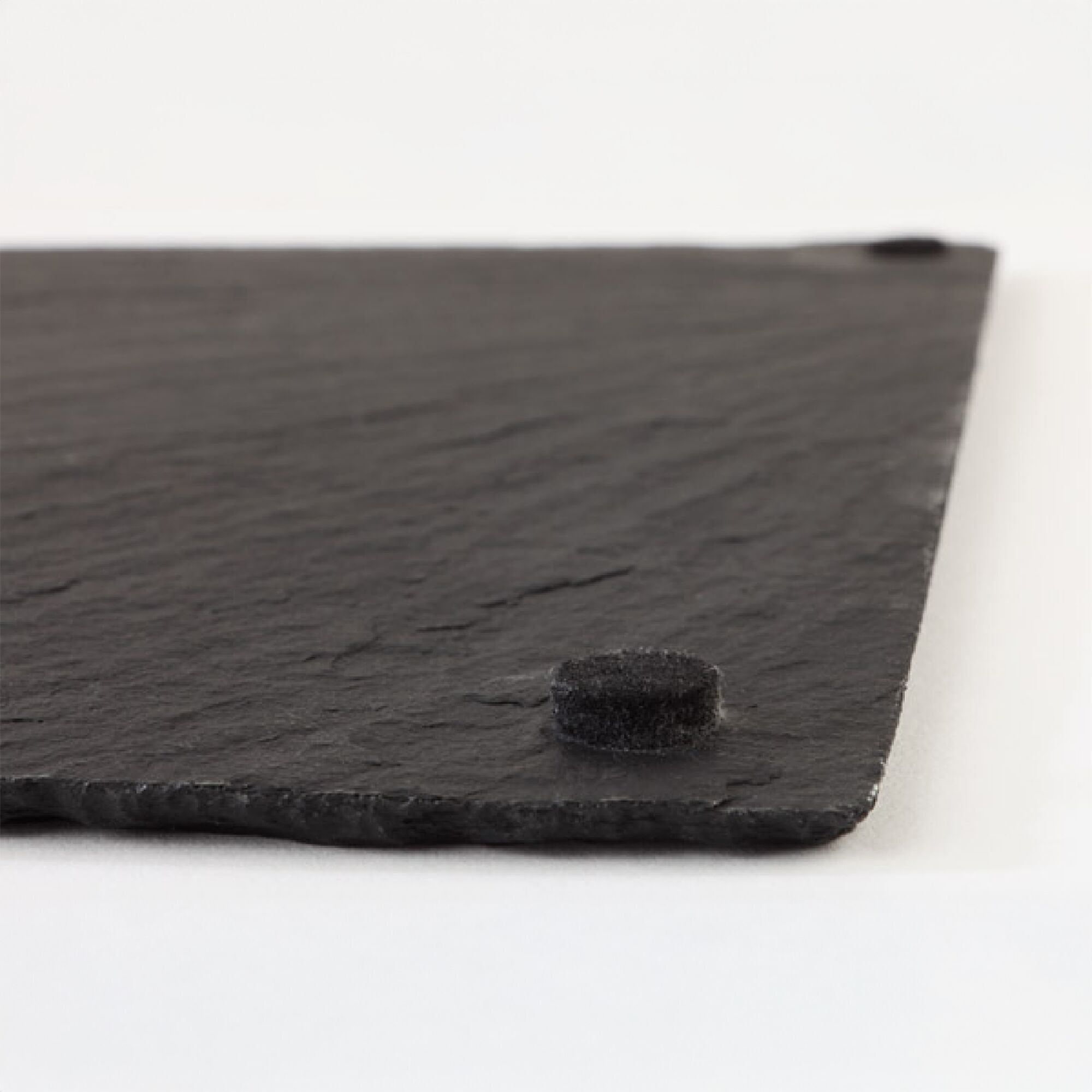 (6 τεμ.) Πλάκα φυσικού σχιστόλιθου GN 1/1 - 530x325 mm - ύψος: 10 mm - Μαύρο